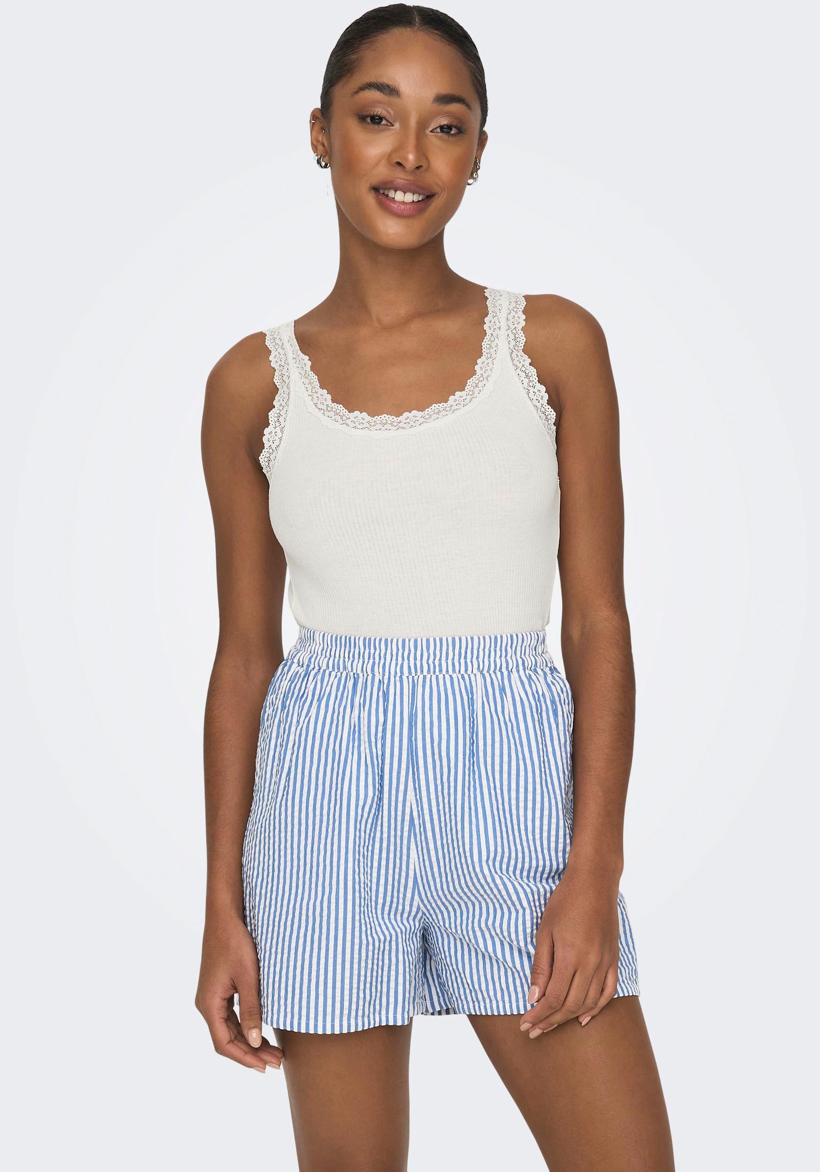 ONLY Trägertop »ONLXENA S/L LACE TOP JRS«, mit Spitze kaufen