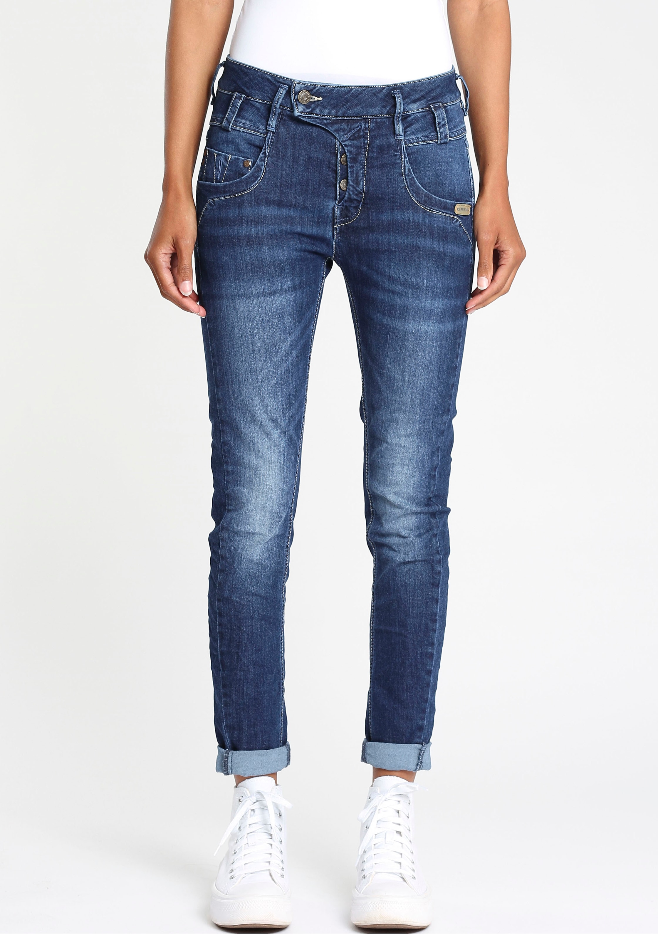 GANG Slim-fit-Jeans »94Marge«, mit bei Jelmoli-Versand Schweiz besonderem online bestellen 4-Knopf-Verschluss