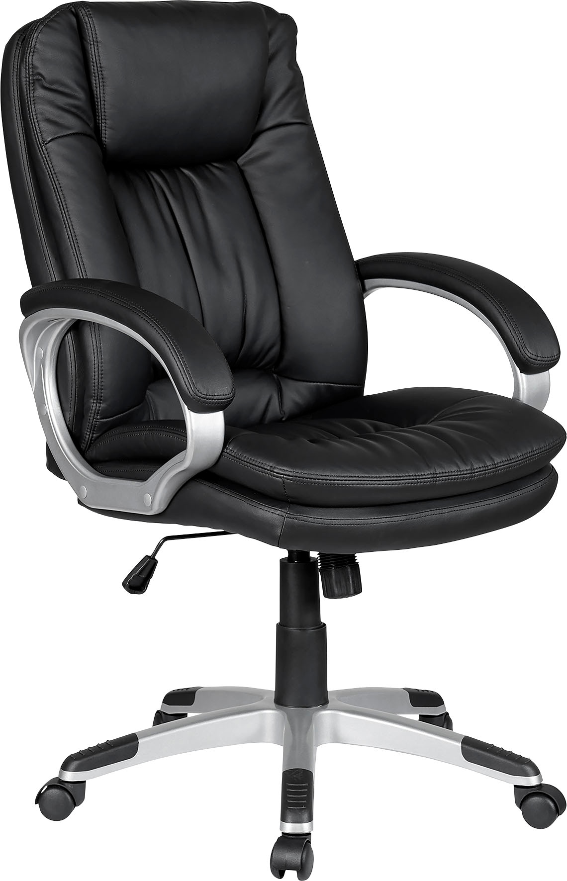 SalesFever Schreibtischstuhl »Ergonomischer Bürostuhl«, Kunstleder, Komfortabler Drehstuhl für effizientes Führungsstil