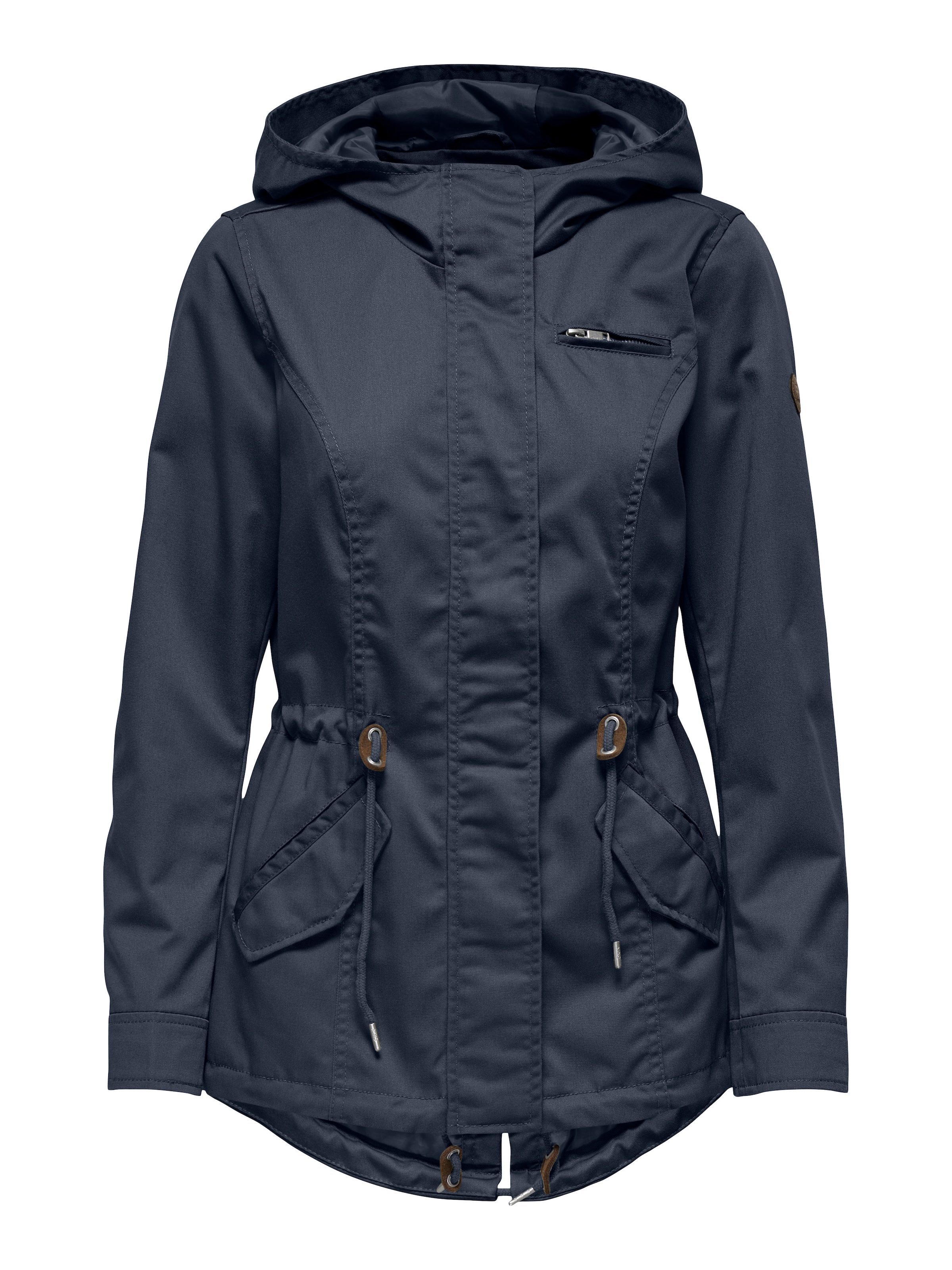 ONLY Parka »ONLLORCA LIFE CANVAS PARKA CC OTW«, mit Kapuze, mit Kordelzug in der Taille