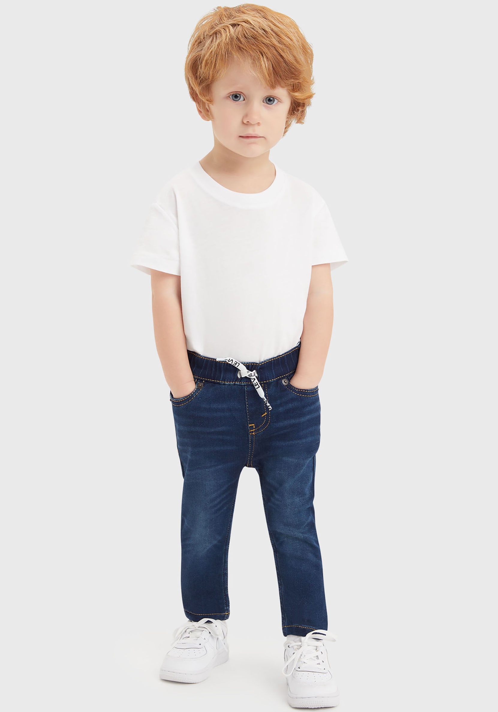 Schlupfjeans »LVB SKINNY DOBBY PULL ON PANTS«, for Baby BOYS