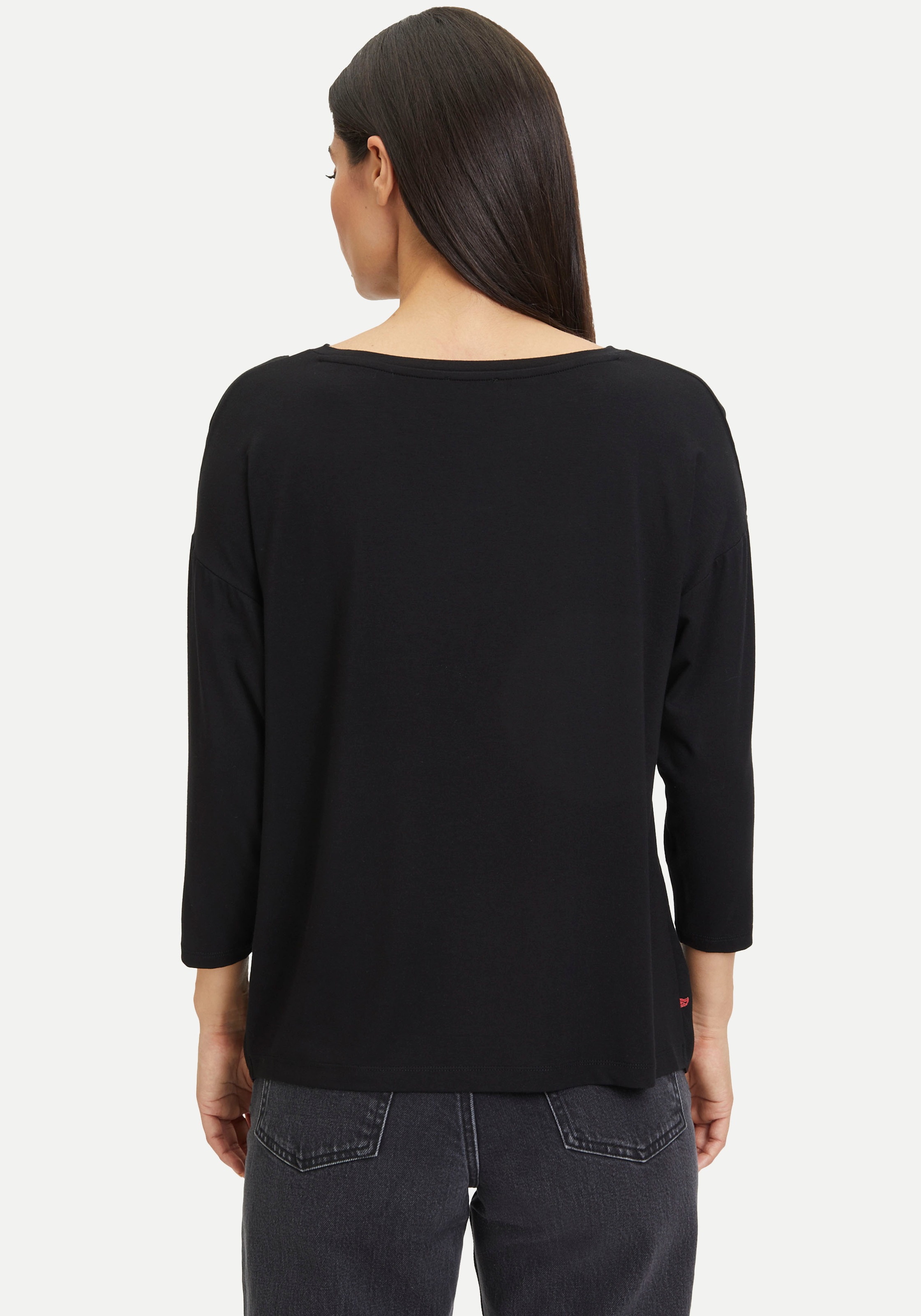 Tamaris 3/4-Arm-Shirt, mit Markenlabel von Tamaris - NEUE KOLLEKTION