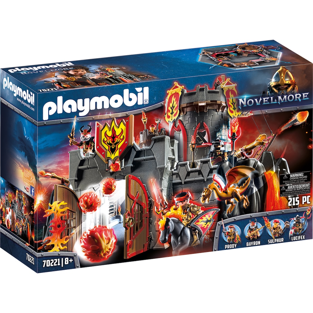 Playmobil® Konstruktions-Spielset »Festung der Burnham Raiders (70221), Novelmore«, (215 St.)