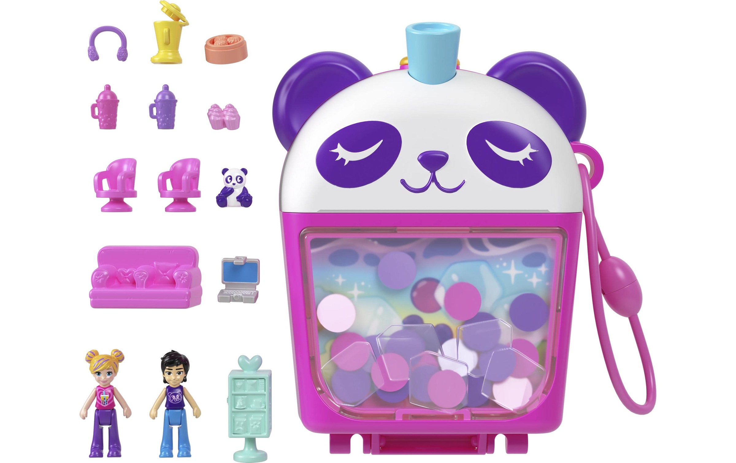 Polly Pocket Spielwelt »Bubble Tea Pandaschatulle«