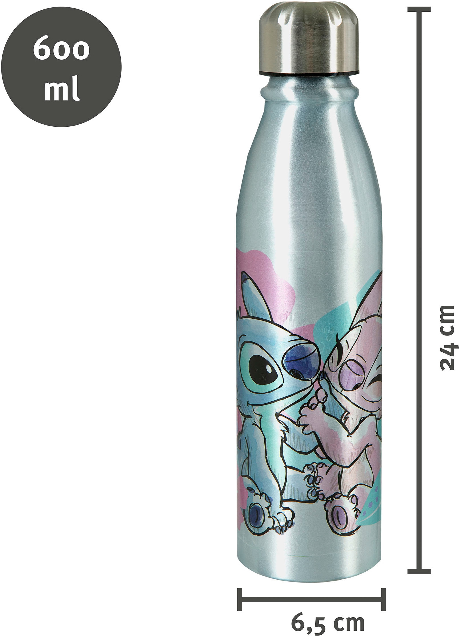 UNDERCOVER Lunchbox »Brotdose & Trinkflasche, Stitch«, (Set, 2 tlg.), mit Trinkflasche