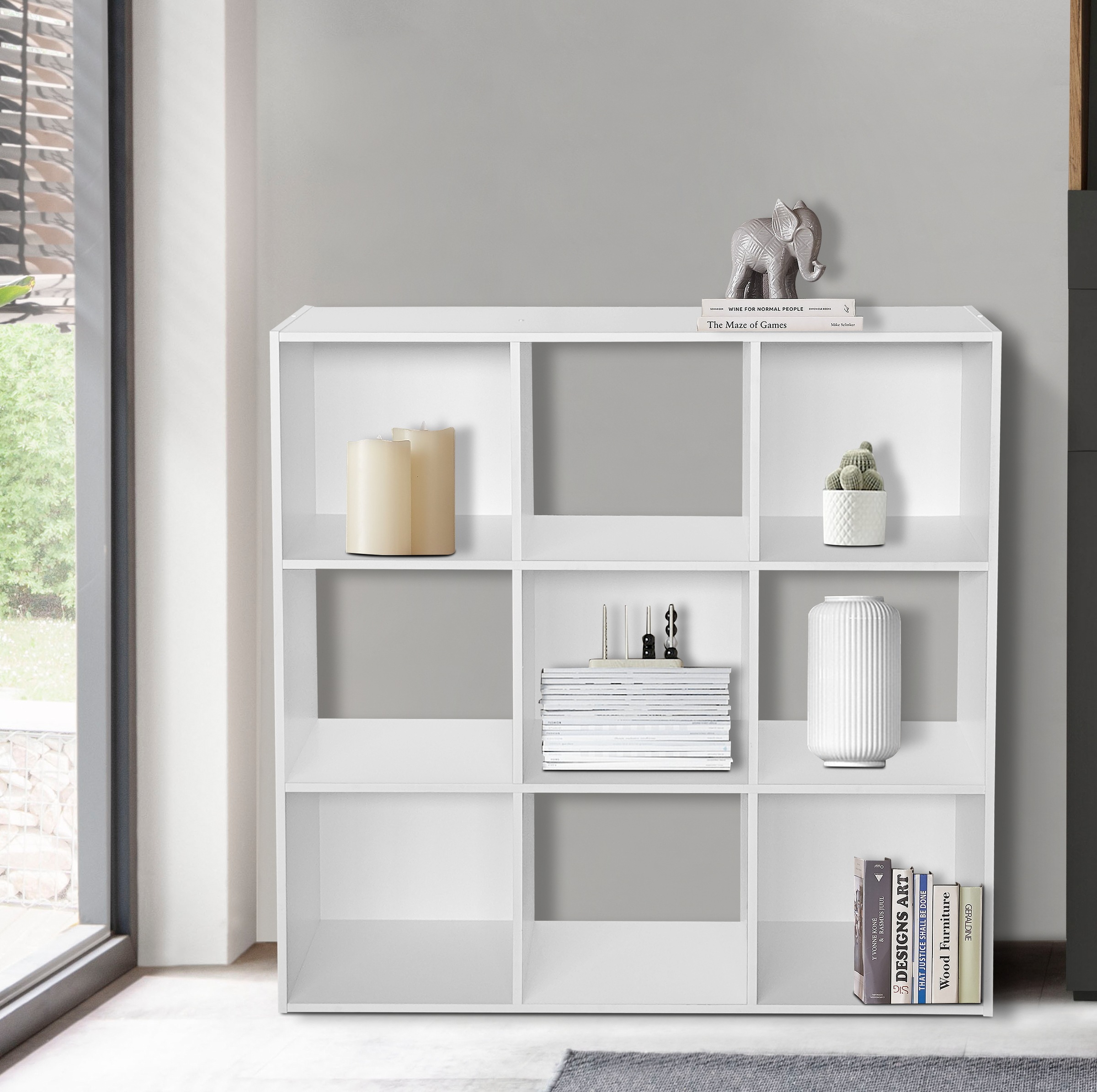 INOSIGN Aktenregal »Nahuel«, Bücherregal, Würfelregal im modernen Design, B 91 x H 91 cm