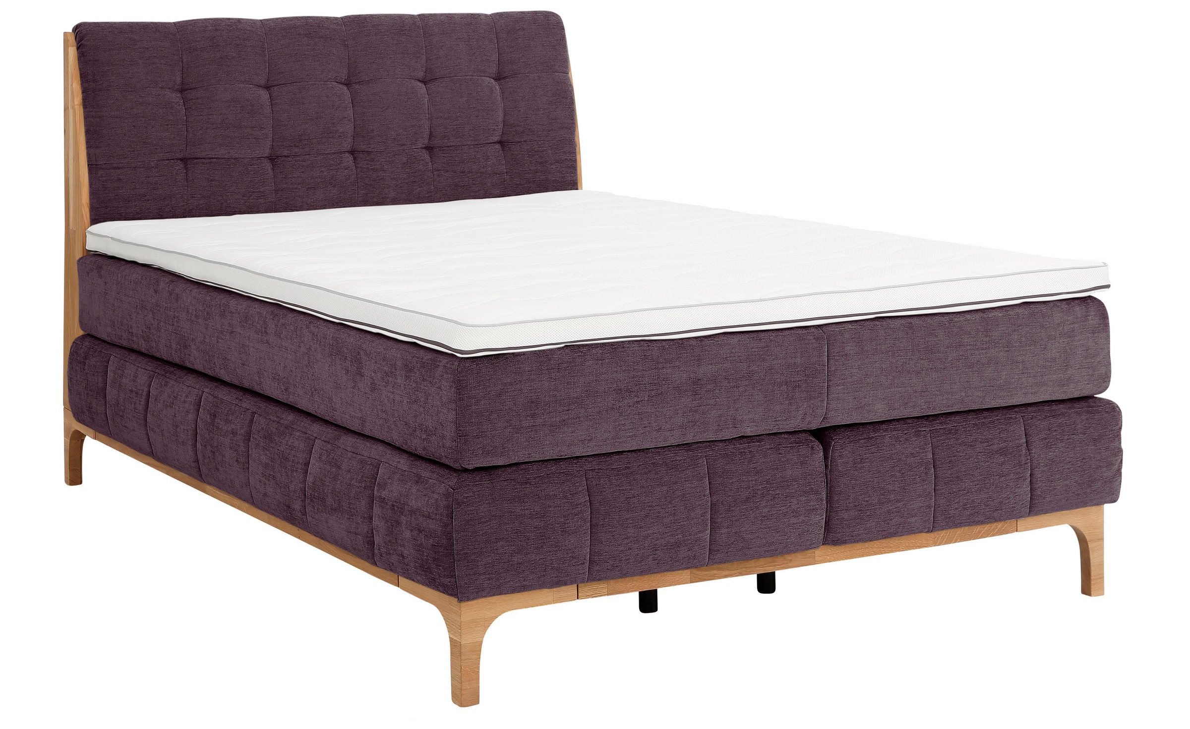 GOODproduct Boxspringbett »Jelle«, (5 St.), zertifizierte, recycelte Bezugsstoffe, verschiedene Ausführungen