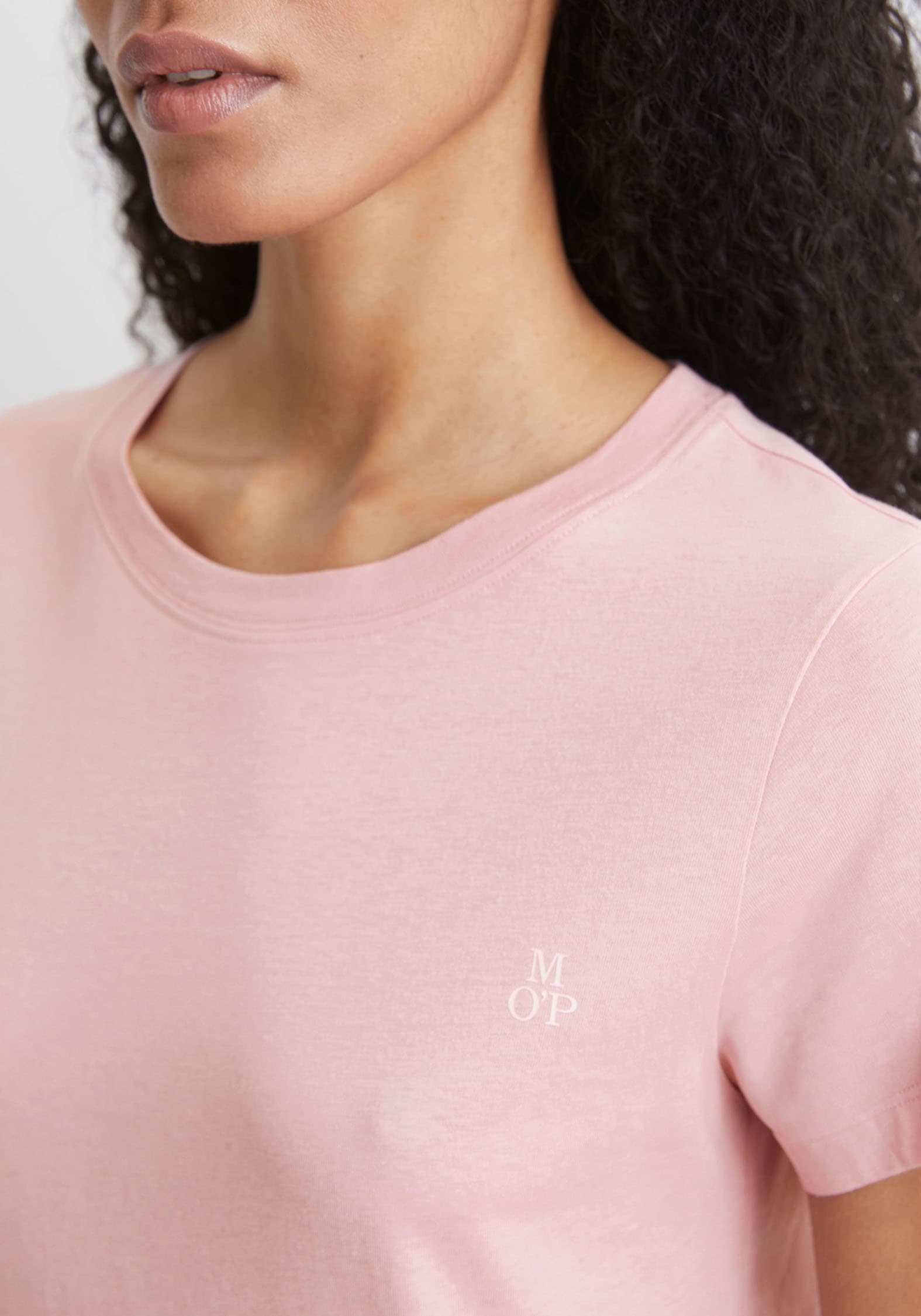 Marc O'Polo T-Shirt »Mix & Match Cotton«, mit dezenter Markenstickerei