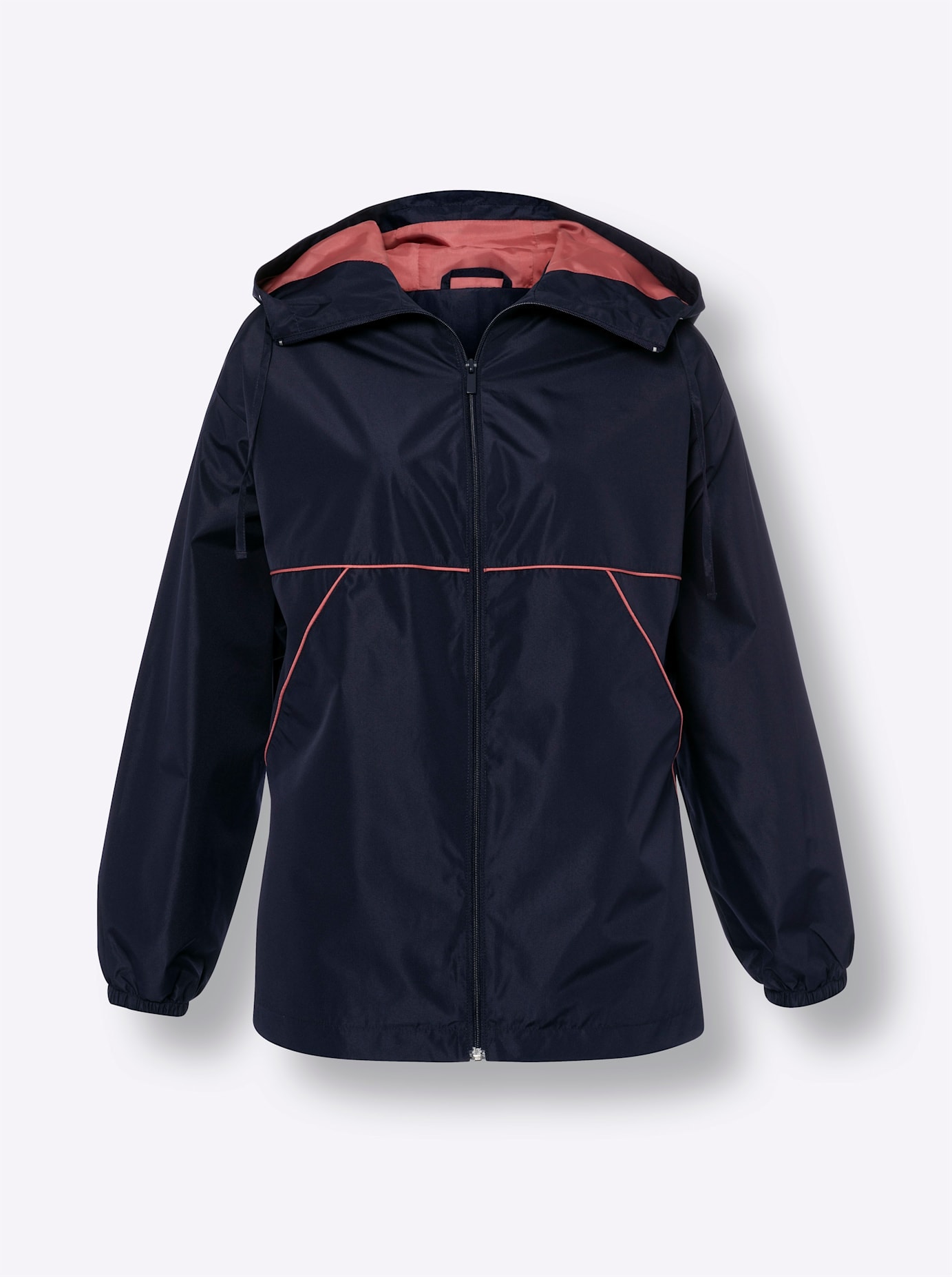 Classic Basics Langjacke, mit Kapuze