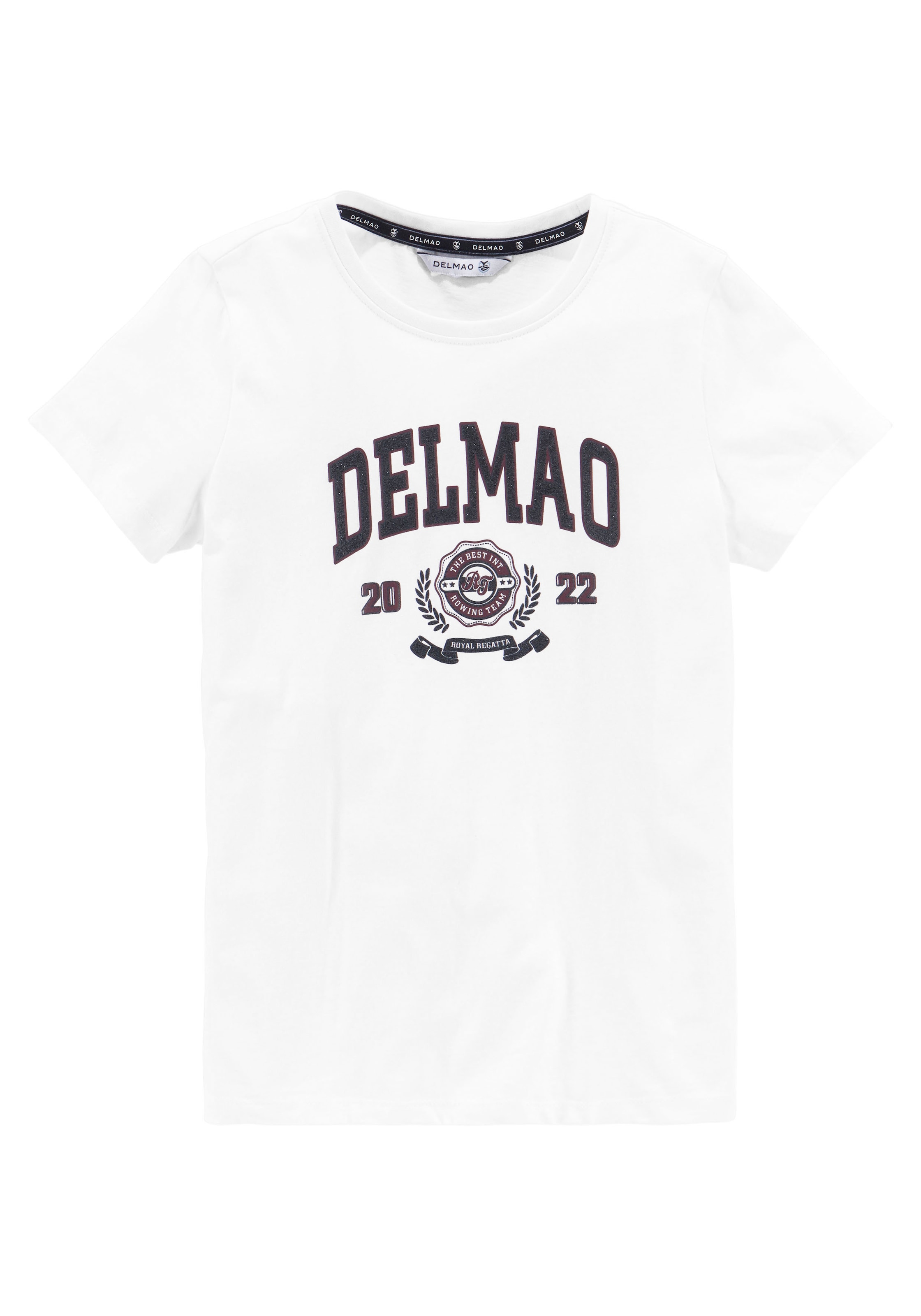 DELMAO T-Shirt »für Mädchen«, mit grossem Delmao-Glitzer-Print