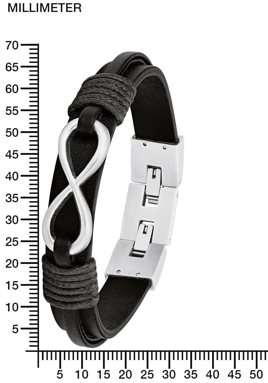 online 2026136« ♕ kaufen s.Oliver »Hauptkollektion Lederarmband | Jelmoli-Versand - Infinity/Unendlichkeitsschleife,