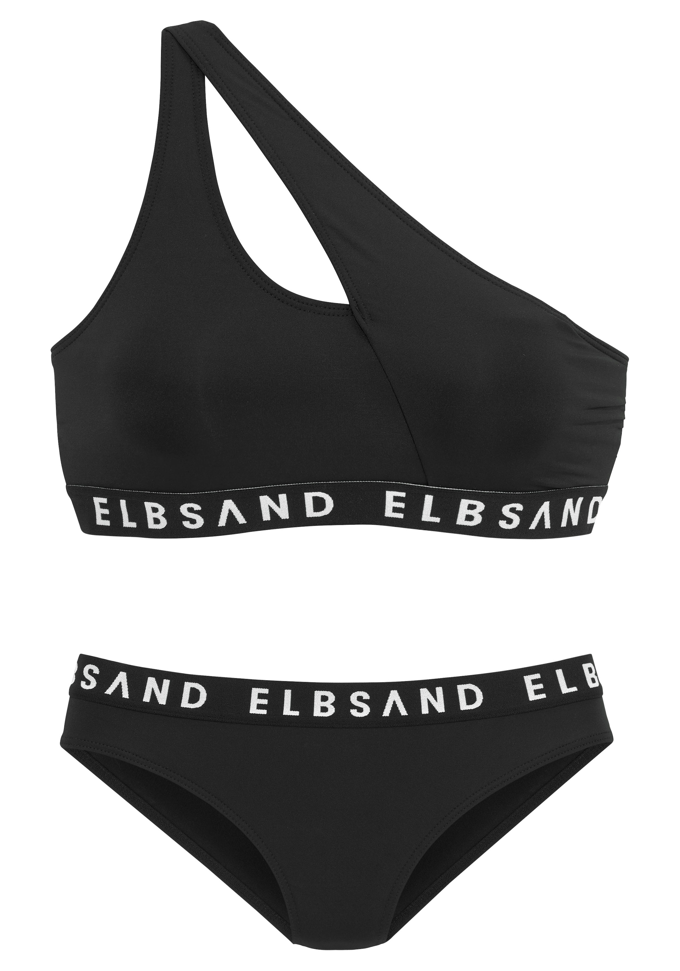 Elbsand Bustier-Bikini, Markenschriftzügen bestellen in bei Jelmoli-Versand mit Kontrastfarbe Schweiz online