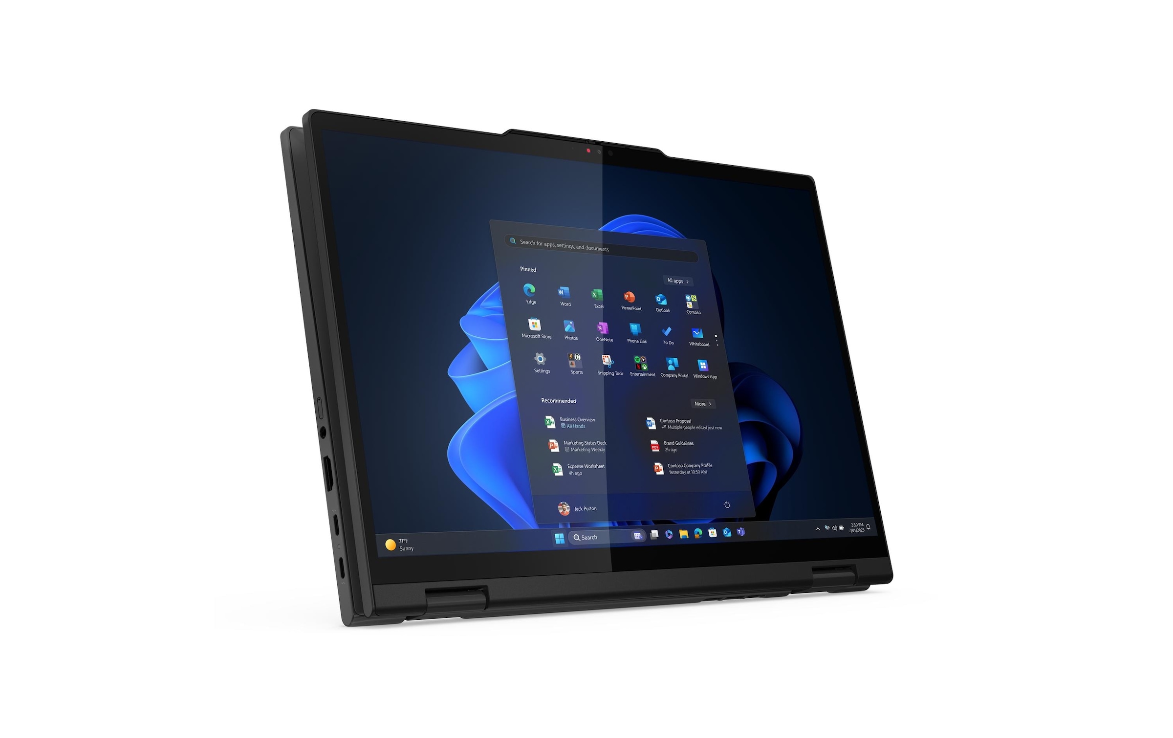 Lenovo Notebook »ThinkPad T14s 2-in-1 G1«, / 14 Zoll, Intel, Core Ultra 7, Intel Graphics, Active Pen Support, Webcam