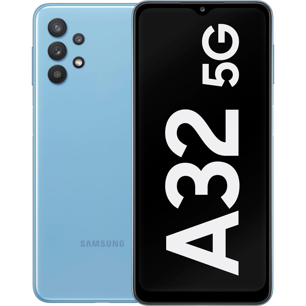 Samsung Smartphone »Galaxy A32 5G«, Blue, 16,55 cm/6,5 Zoll, 128 GB Speicherplatz, 48 MP Kamera