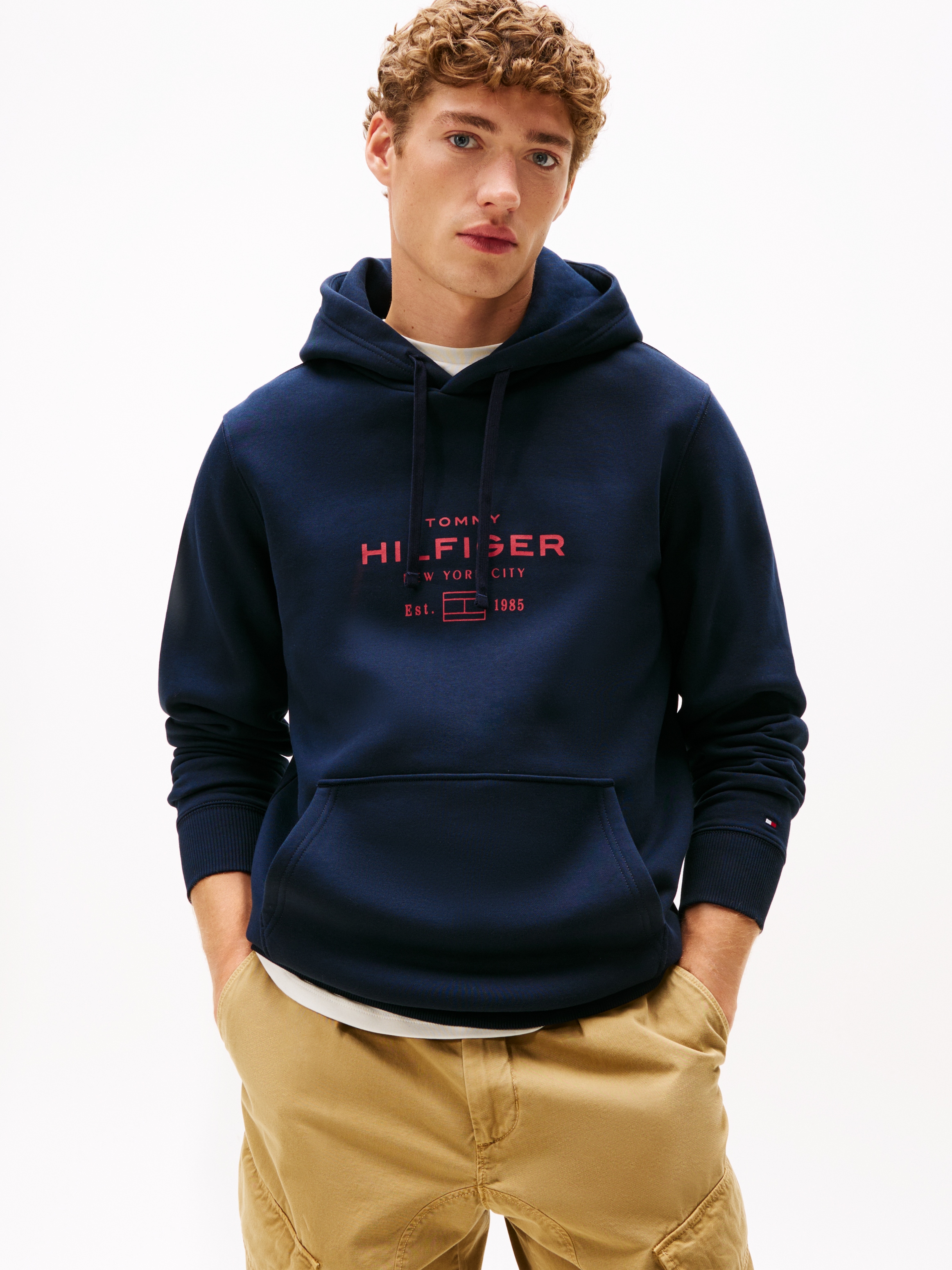Tommy Hilfiger Kapuzensweatshirt »OVAL GRAPHIC HOODIE«, Regular fit