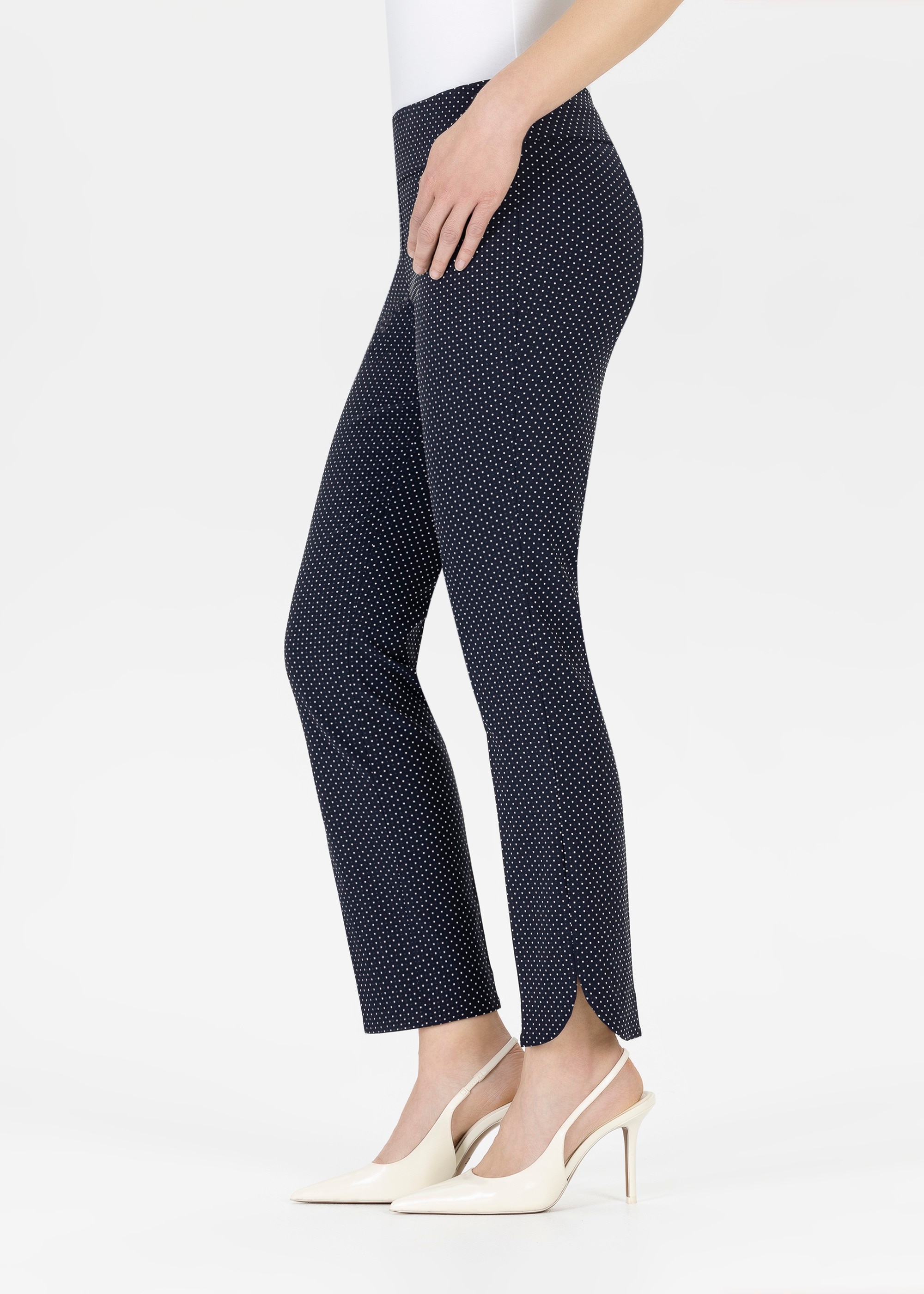 Stehmann Leggings, im gepunktetem Muster