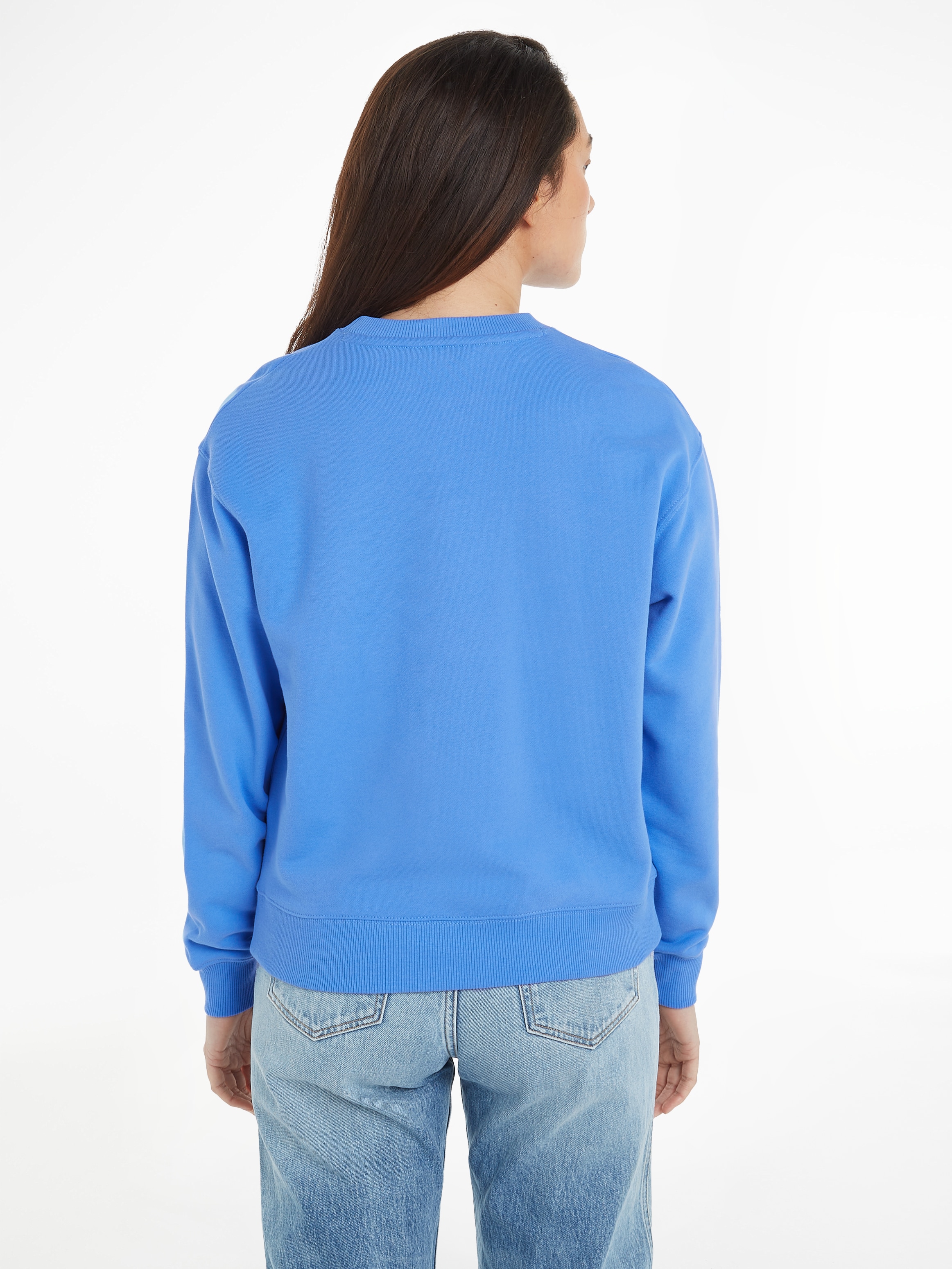 Tommy Hilfiger Sweatshirt »REG FLAG ON CHEST SWTSHRT«, mit Logo-Stickerei