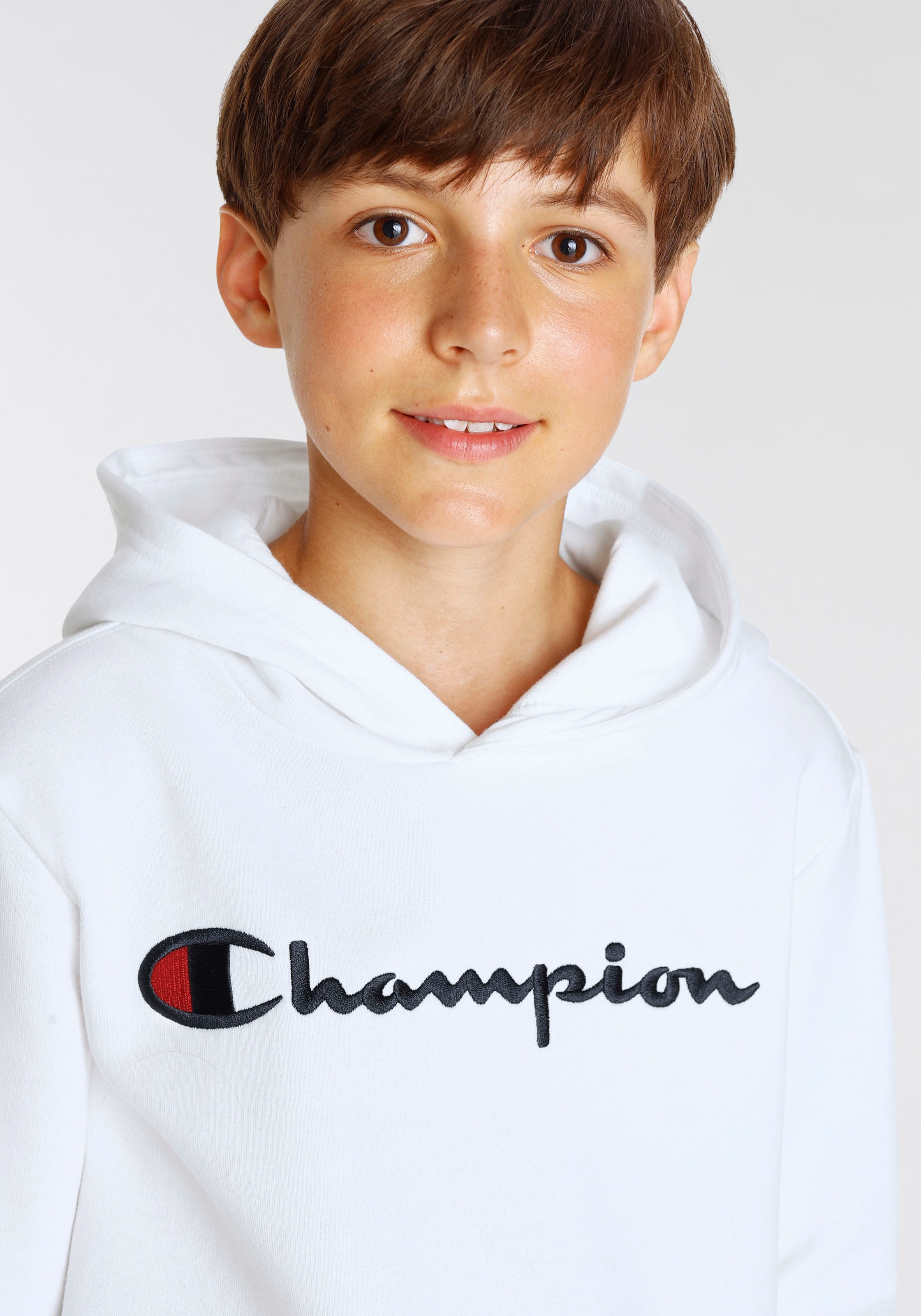 entdecken Sweatshirt Hooded für »Classic | large Kinder« Jelmoli-Versand Champion günstig Logo - Sweatshirt ✵