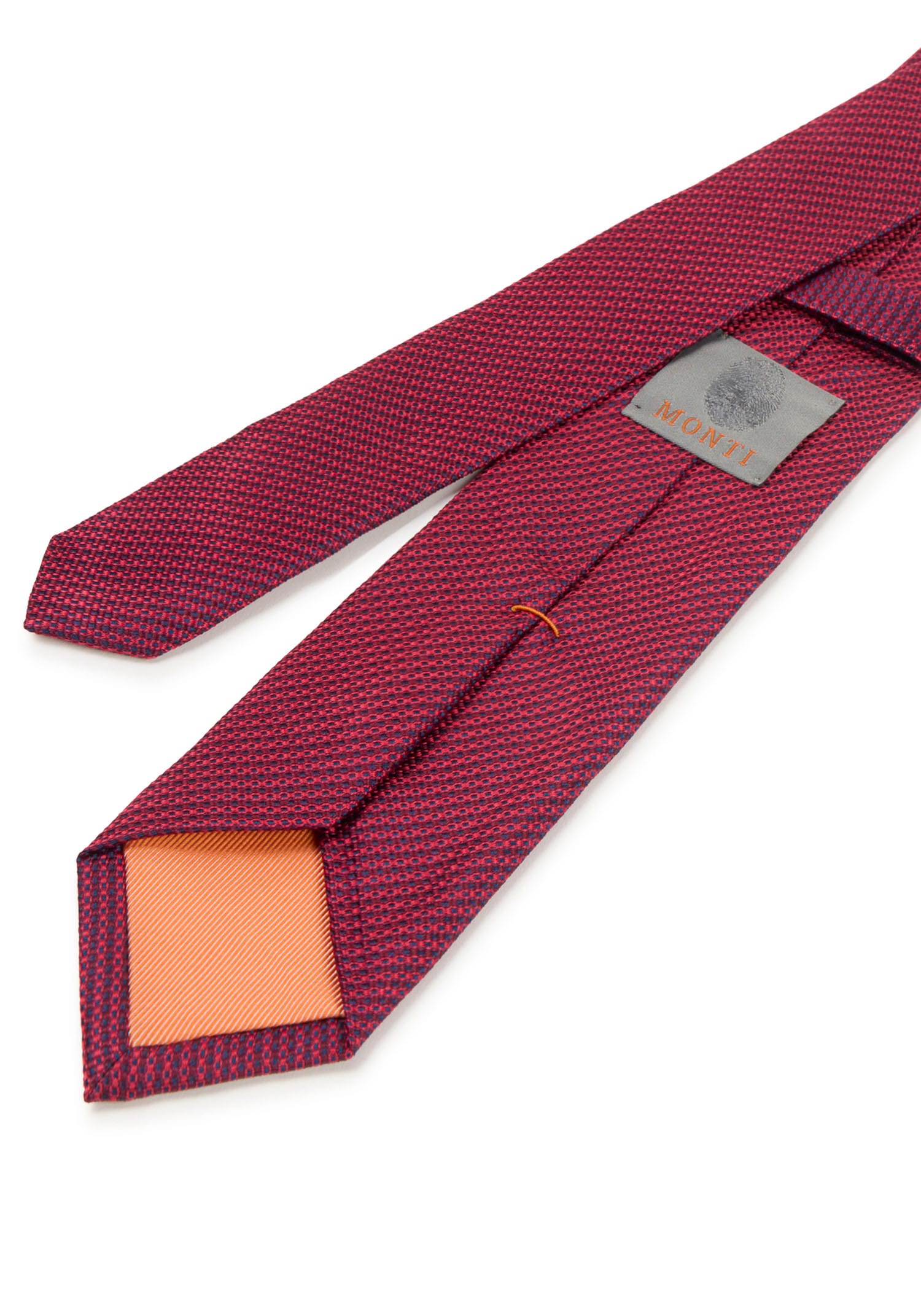 MONTI Krawatte, aus reiner Seide, Minimal-Muster, 6,5 cm breit