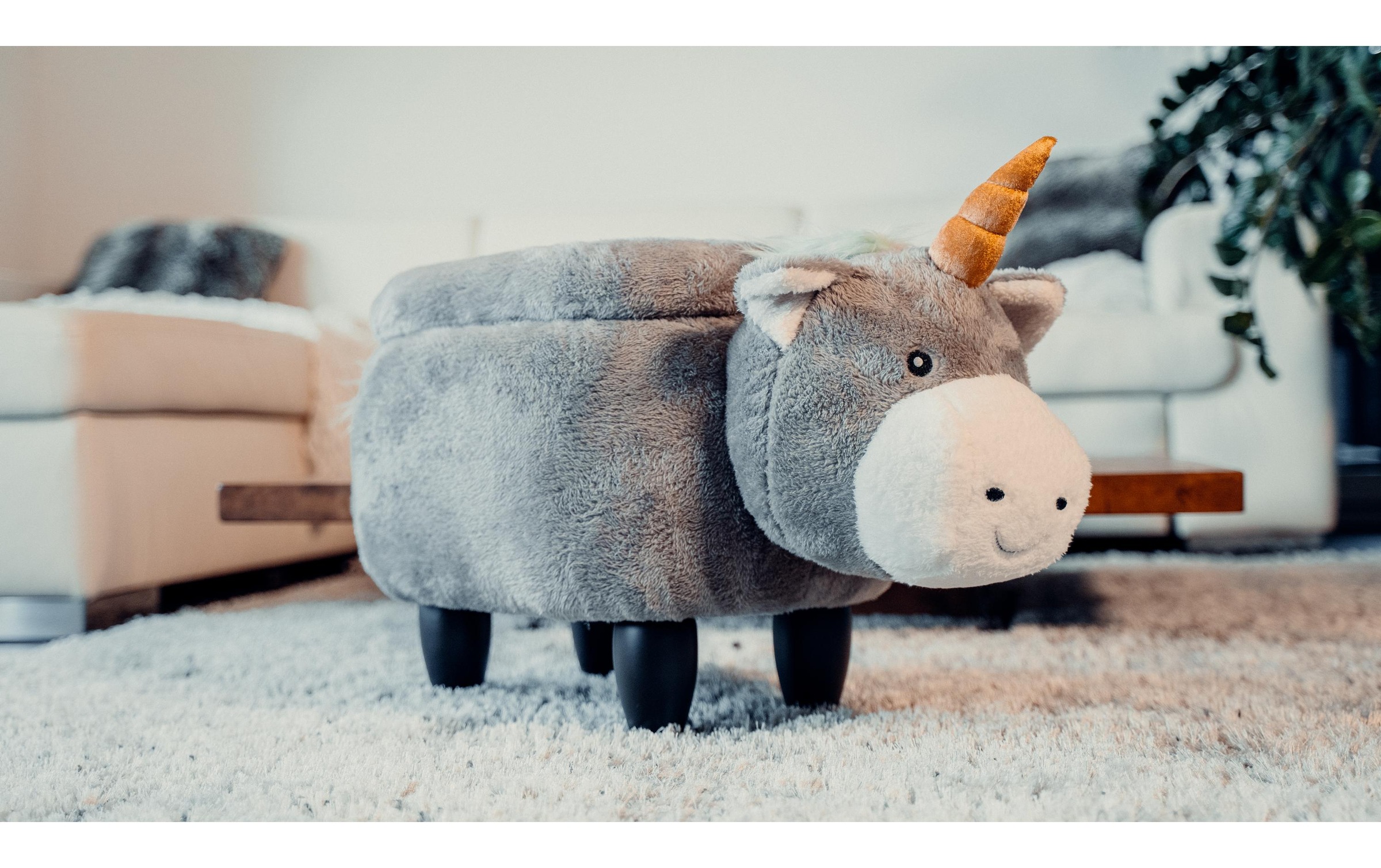 Hocker »zoosy Einhorn Enea Grau«