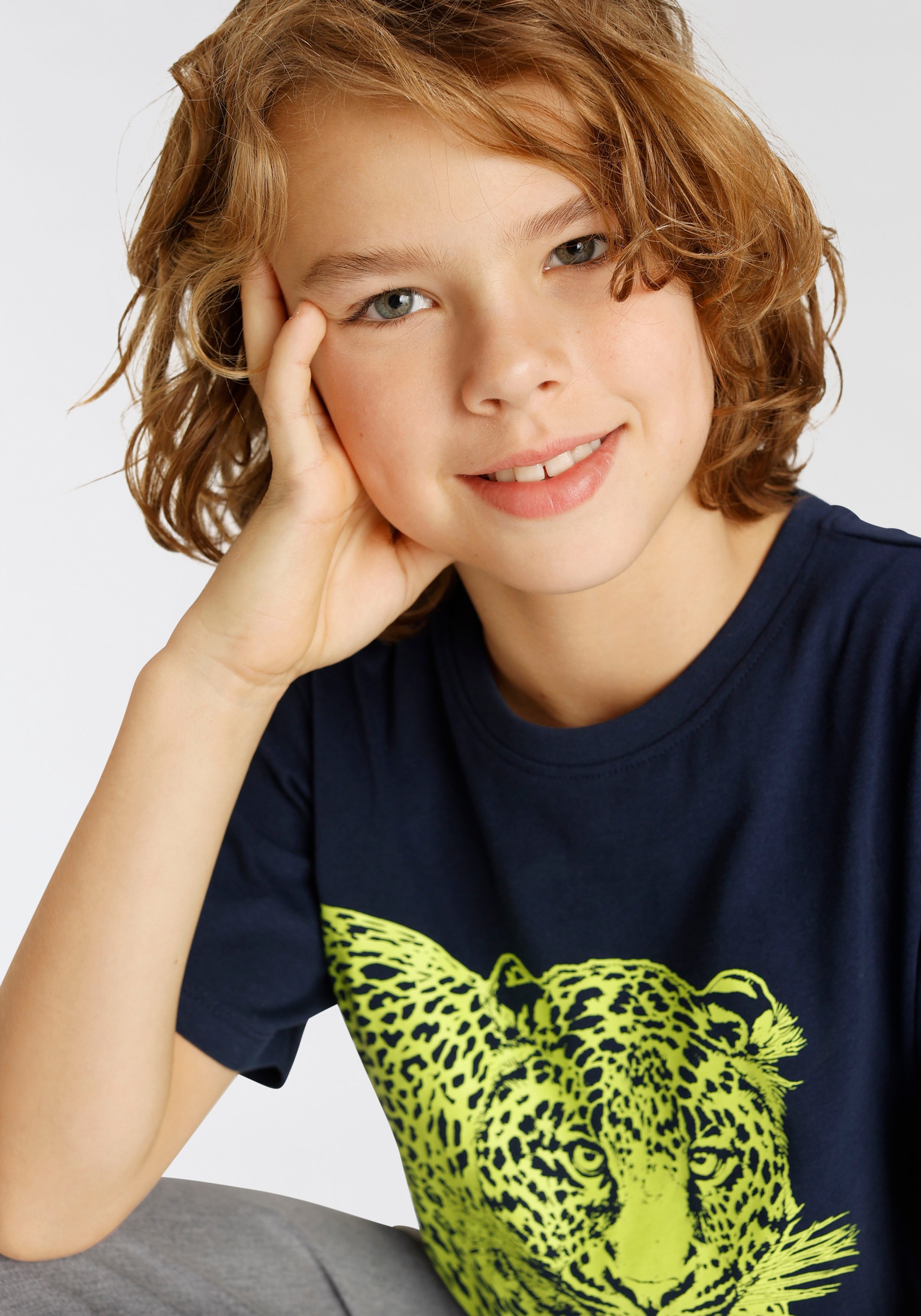 KIDSWORLD T-Shirt »GEPARD«, Animal Print
