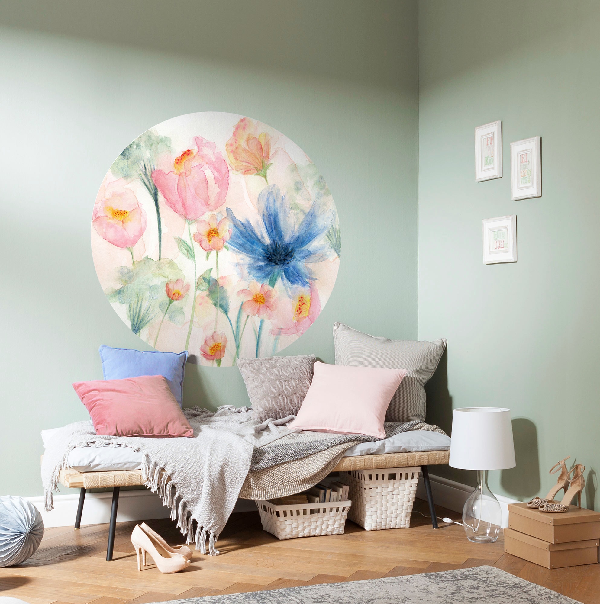 Komar Fototapete »Vlies selbstklebend - May - Grösse 125 x 125 cm«, bedruckt, Wohnzimmer, Schlafzimmer