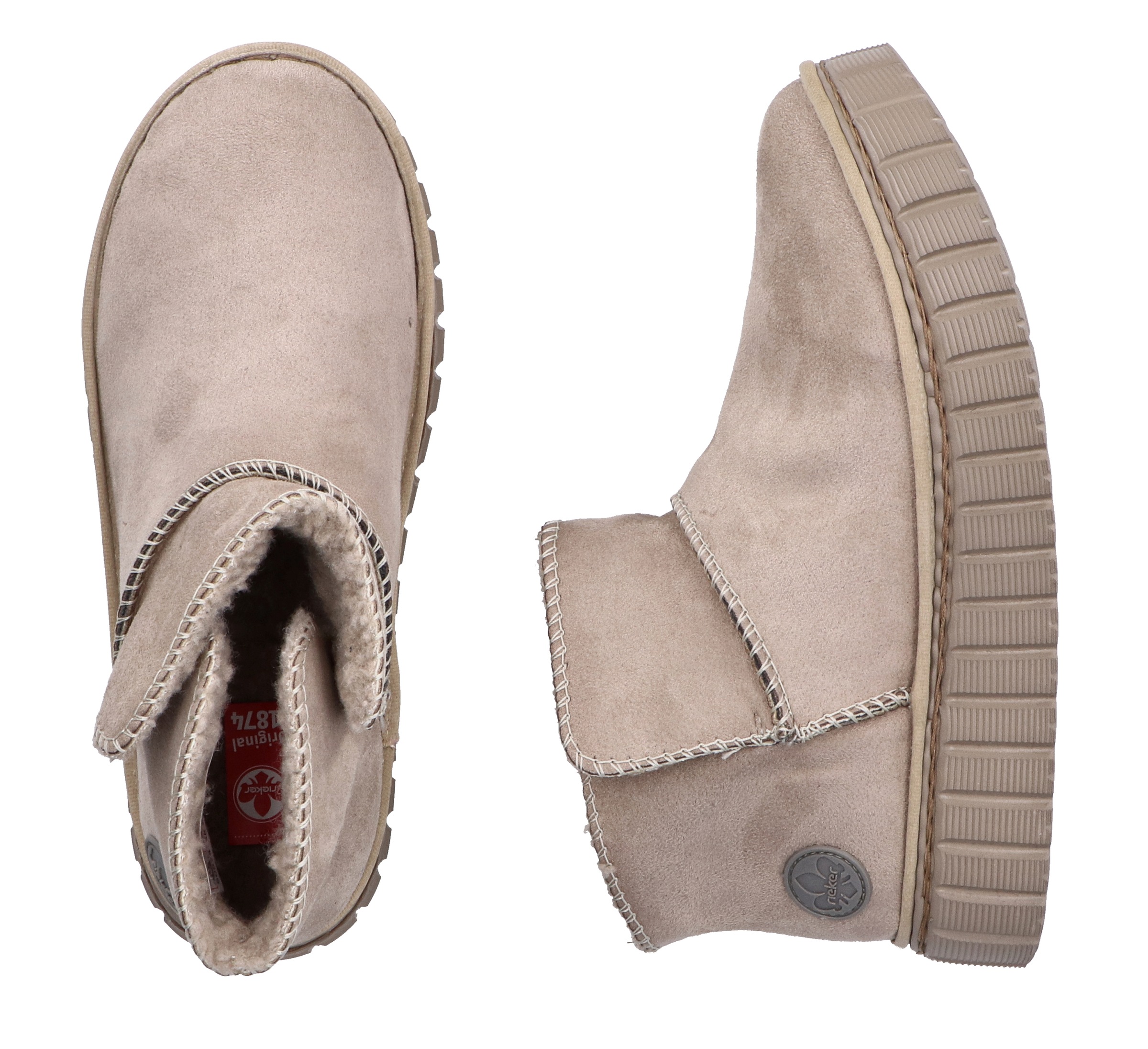 Rieker Winterboots, Schlupfboots, Stiefelette mit modischer Plateausohle