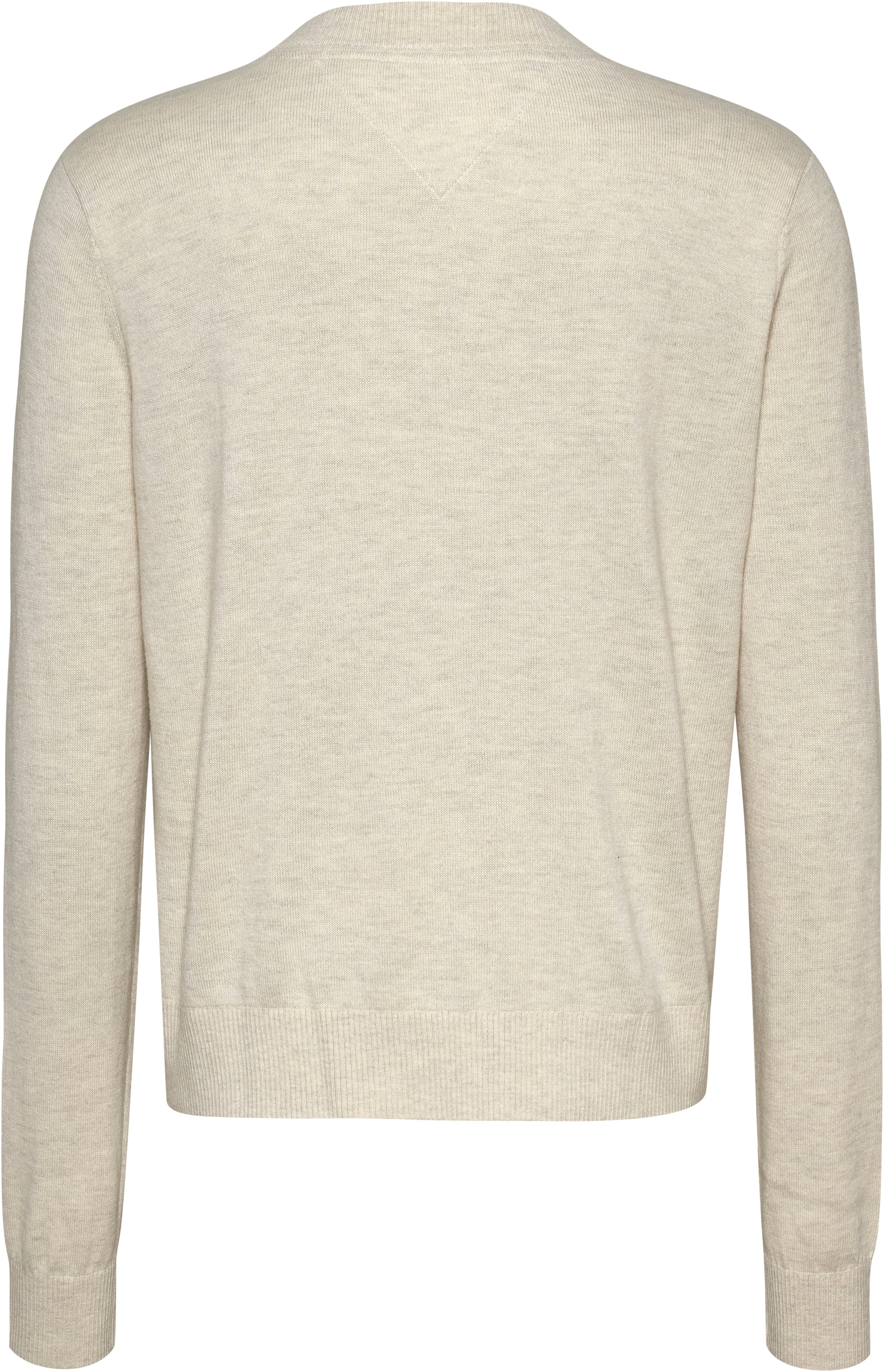 Tommy Jeans Strickpullover »TJW ESSENTIAL VNECK SWEATER EXT«, mit Logostickerei