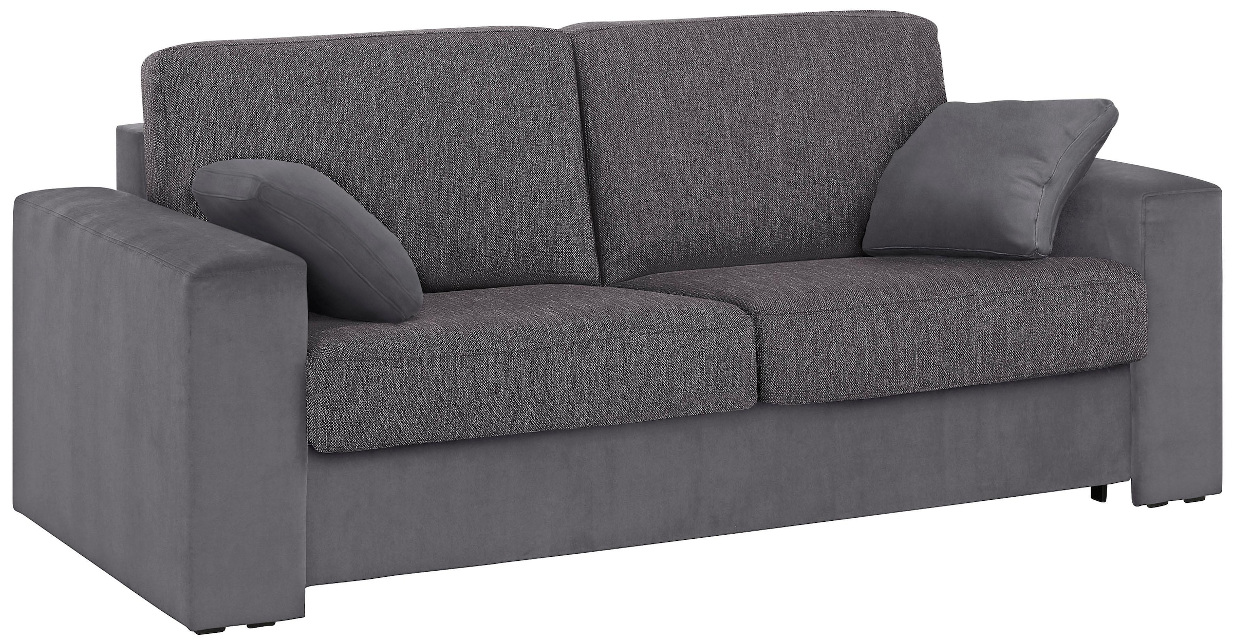 Home affaire Schlafsofa »Roma Matratzenhöhe 14 cm«, Dauerschlaffunktion, mit Unterfederung, Lattenrost, Matratze