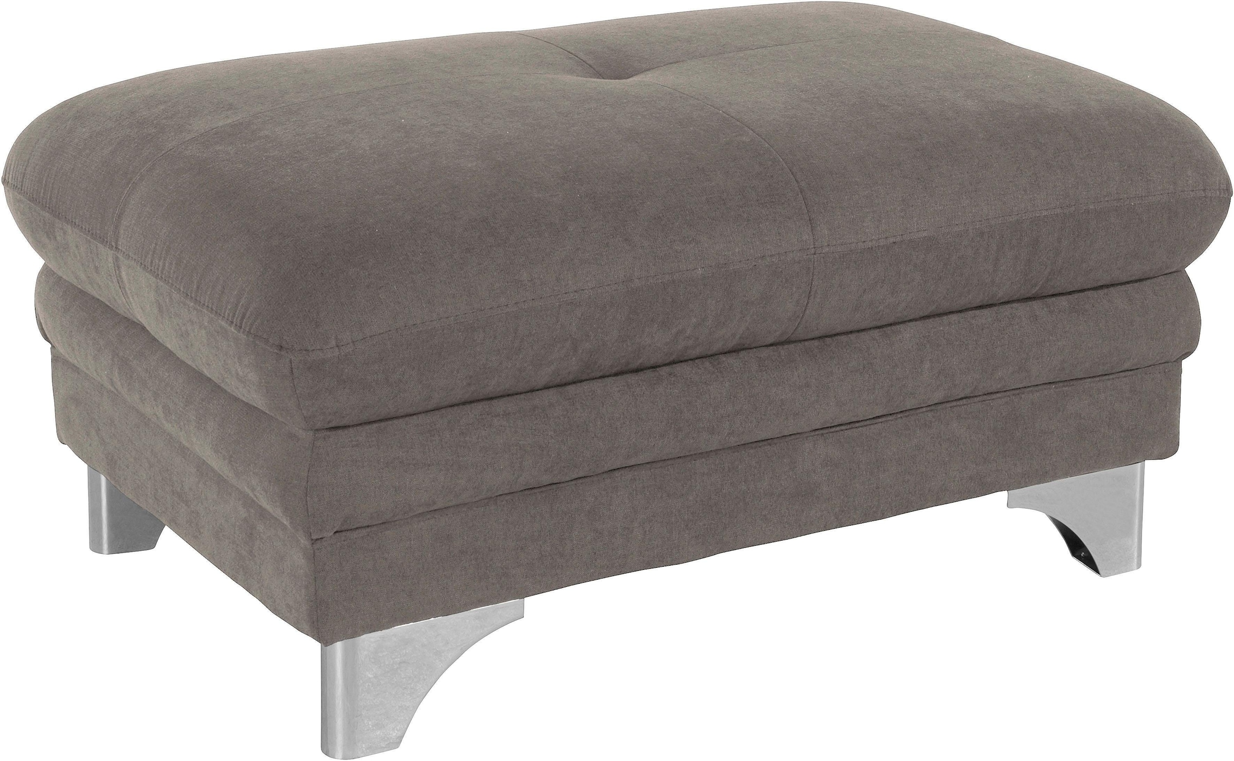 COTTA Polstergarnitur »Enterprise L-Form«, (Set), Set bestehend aus: Ecksofa mit Arm- & Kopfteilverstellung & Hocker