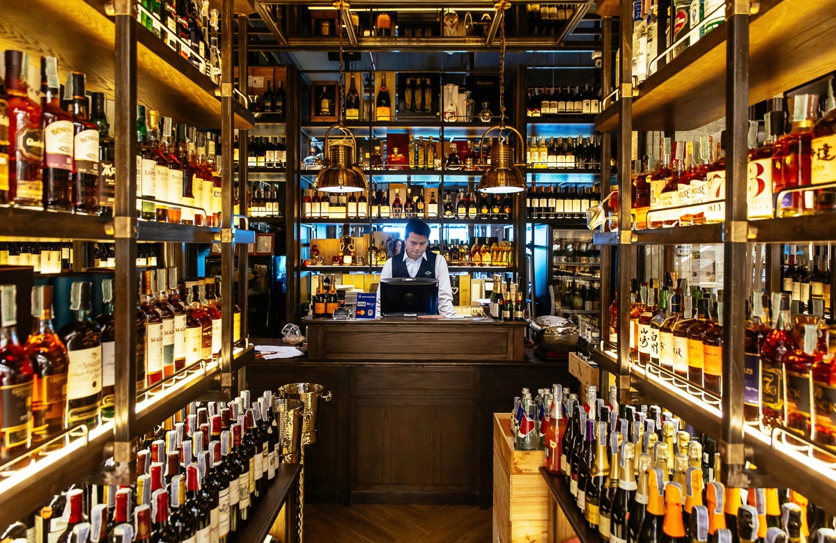 Papermoon Fototapete »GETRÄNKE-RESTAURANT PUB BISTRO CAFE