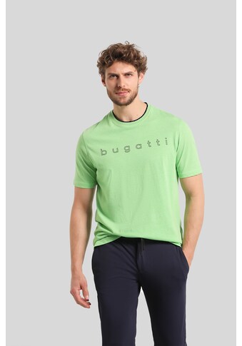 bugatti T-Shirt, mit grossem bugatti Logo-Print kaufen