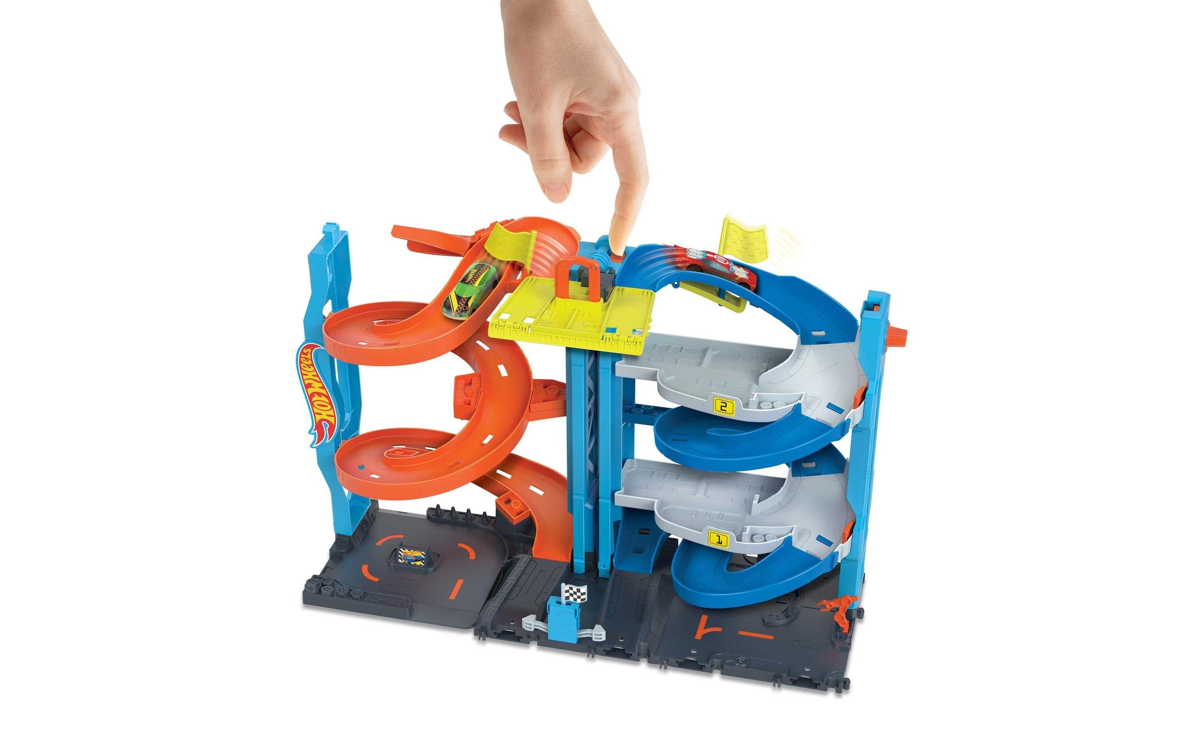 Hot Wheels Spielzeug-Auto »City Hot Wheels City Transforming Race Tower«