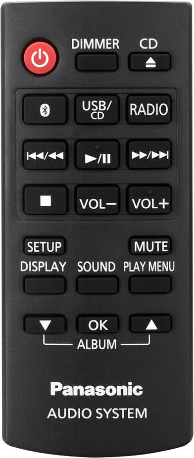 Panasonic Microanlage »SC-PM254EG«, (Bluetooth Digitalradio (DAB+)-FM-Tuner mit RDS 20 W)