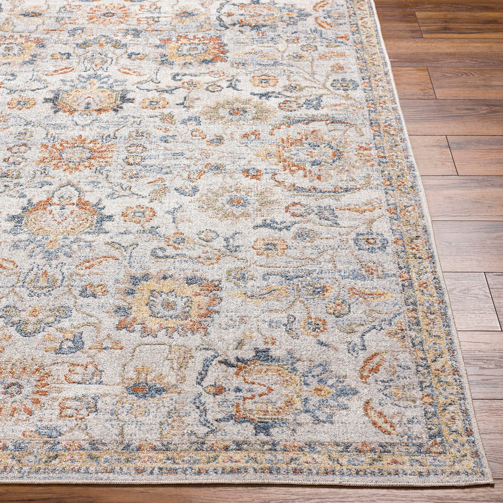 Livabliss Teppich »CINCINNATI«, rechteckig, 10 mm Höhe, Maschinenwaschbar, Vintage Kurzflor Wohnzimmerteppich, Schlafzimmer