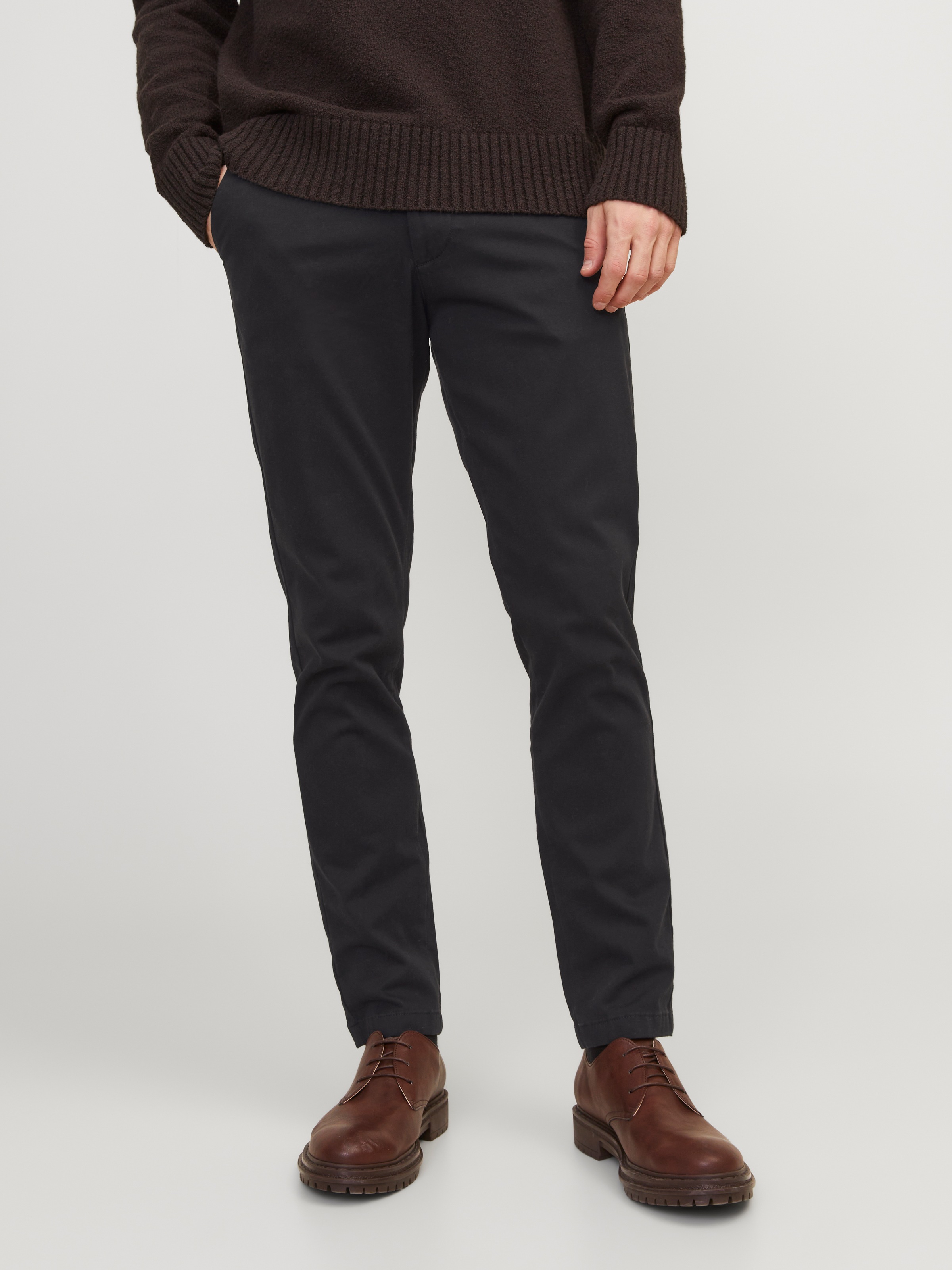 Jack & Jones Chinohose »JPSTMARCO mit schmalem Bein und pflegeleichtem Stoff« washed, modisch, schmal, Baumwollmischung