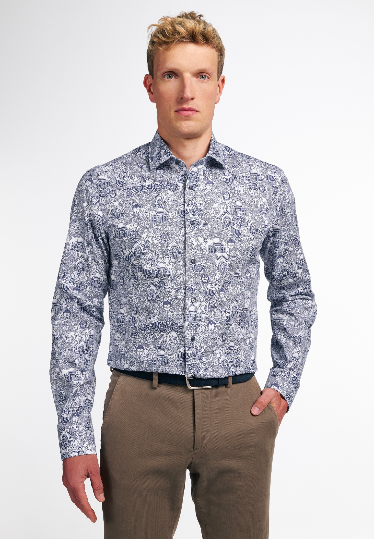 Eterna Langarmhemd »SLIM FIT«