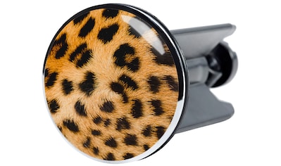 Waschbeckenstöpsel »Leopardenfell«
