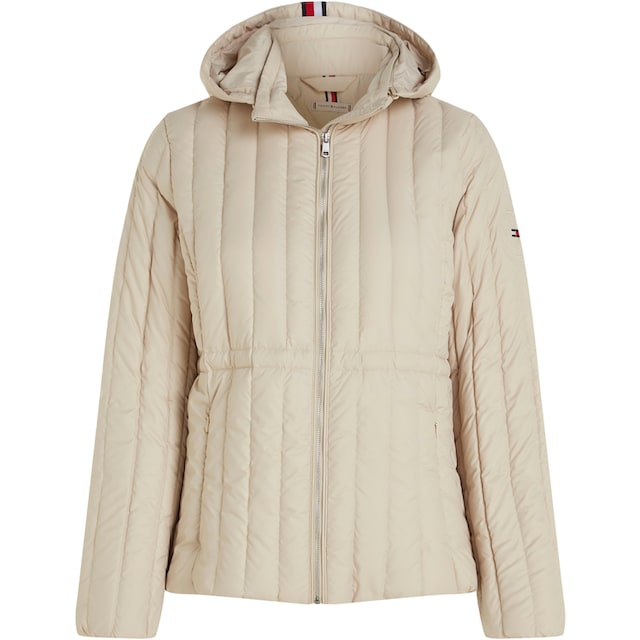 Tommy Hilfiger Daunenjacke »FEMININE LW DOWN JACKET«, mit Kapuze, mit  Logostickerei online bestellen bei Jelmoli-Versand Schweiz