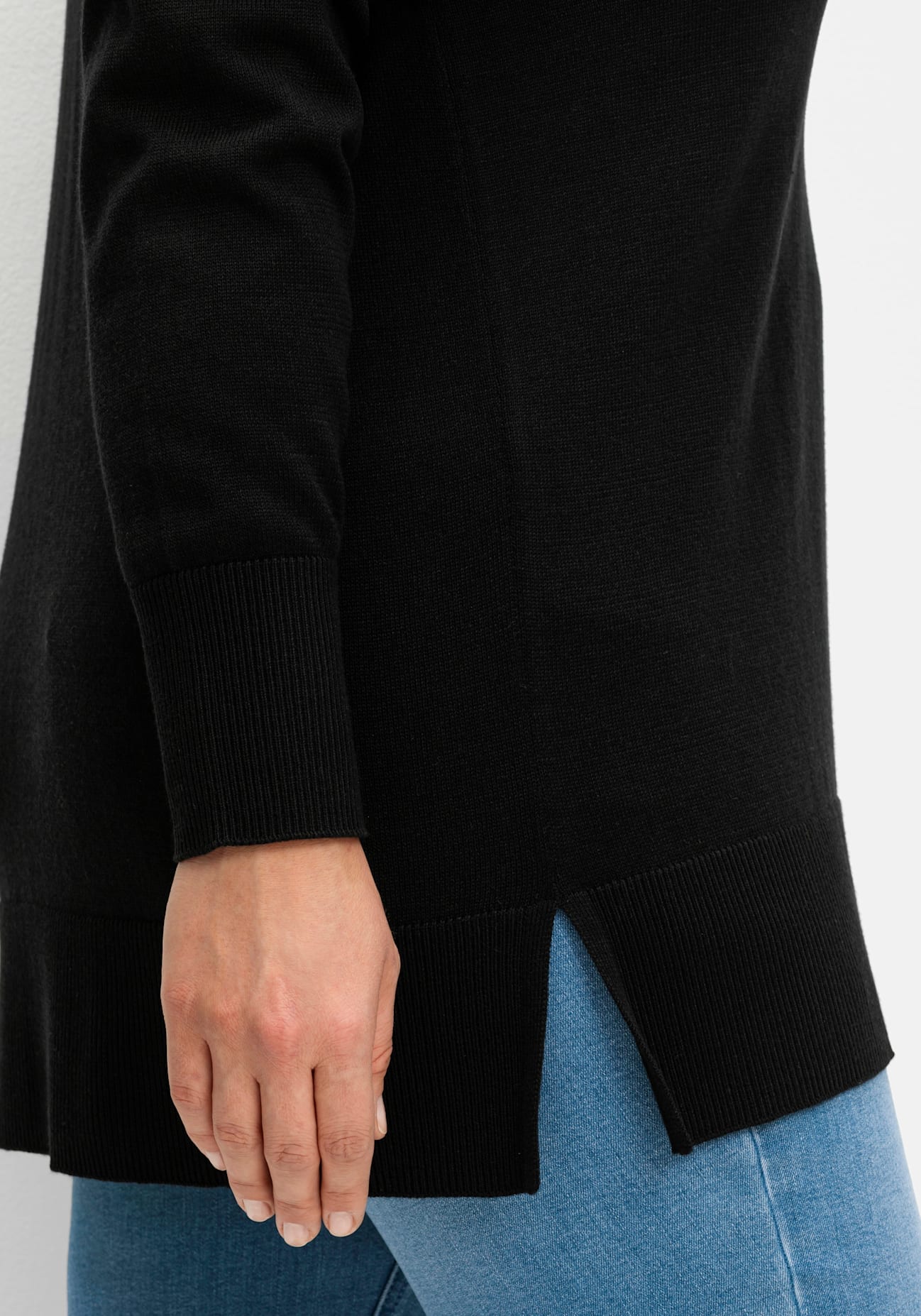 Sheego V-Ausschnitt-Pullover »V-Ausschnitt-Pullover«