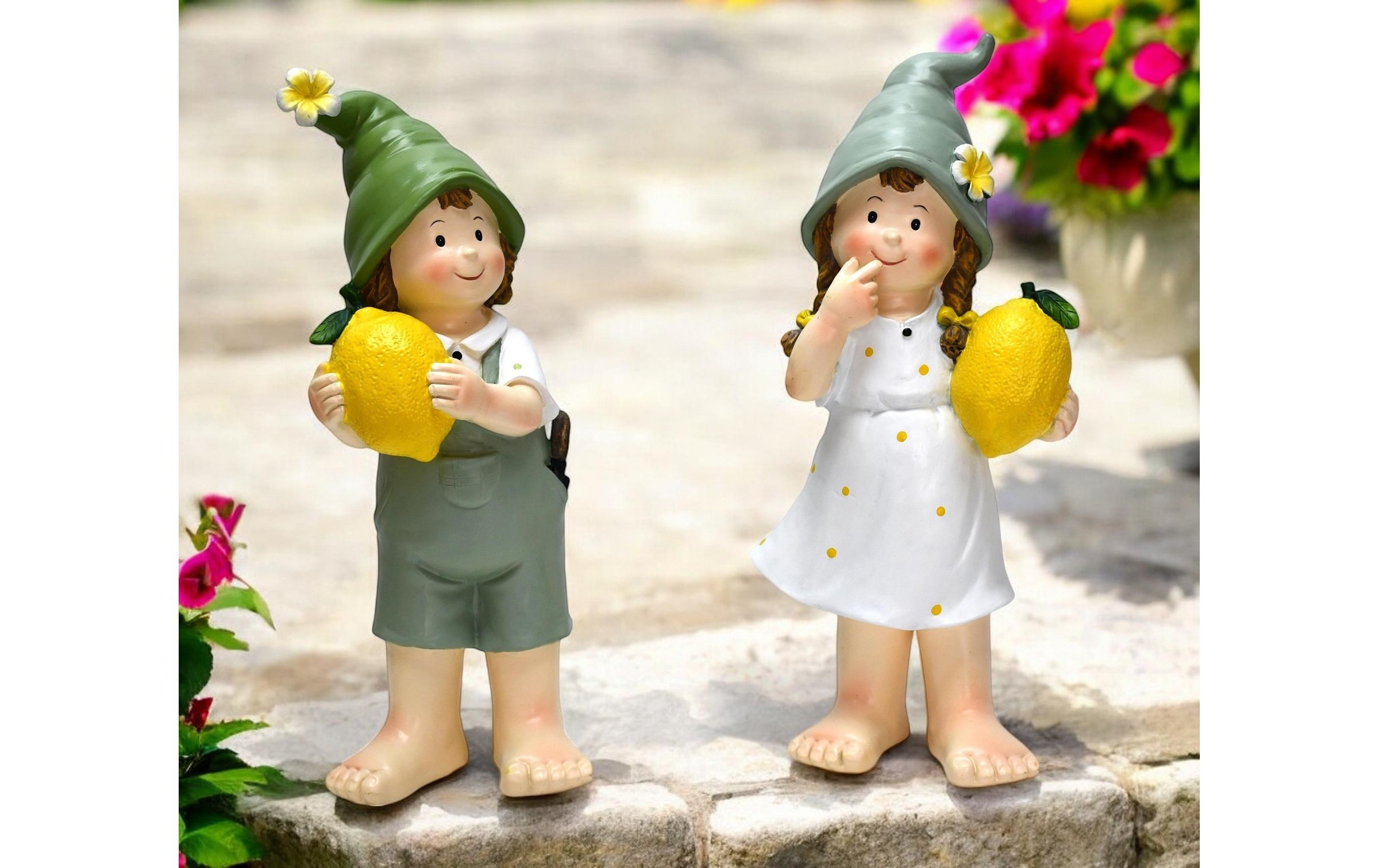 Gartenfigur »Dameco Kinder mit Zitrone 2er Set«
