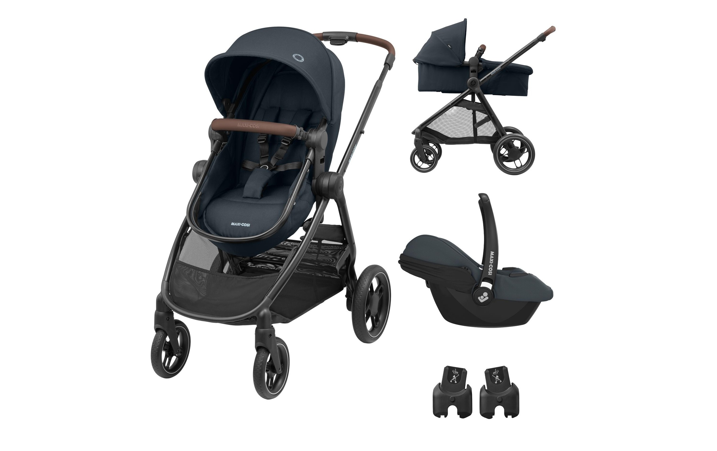 Maxi-Cosi Kombi-Kinderwagen »Maxi-Cosi Zelia3 Set Essential Graphite« 22 kg