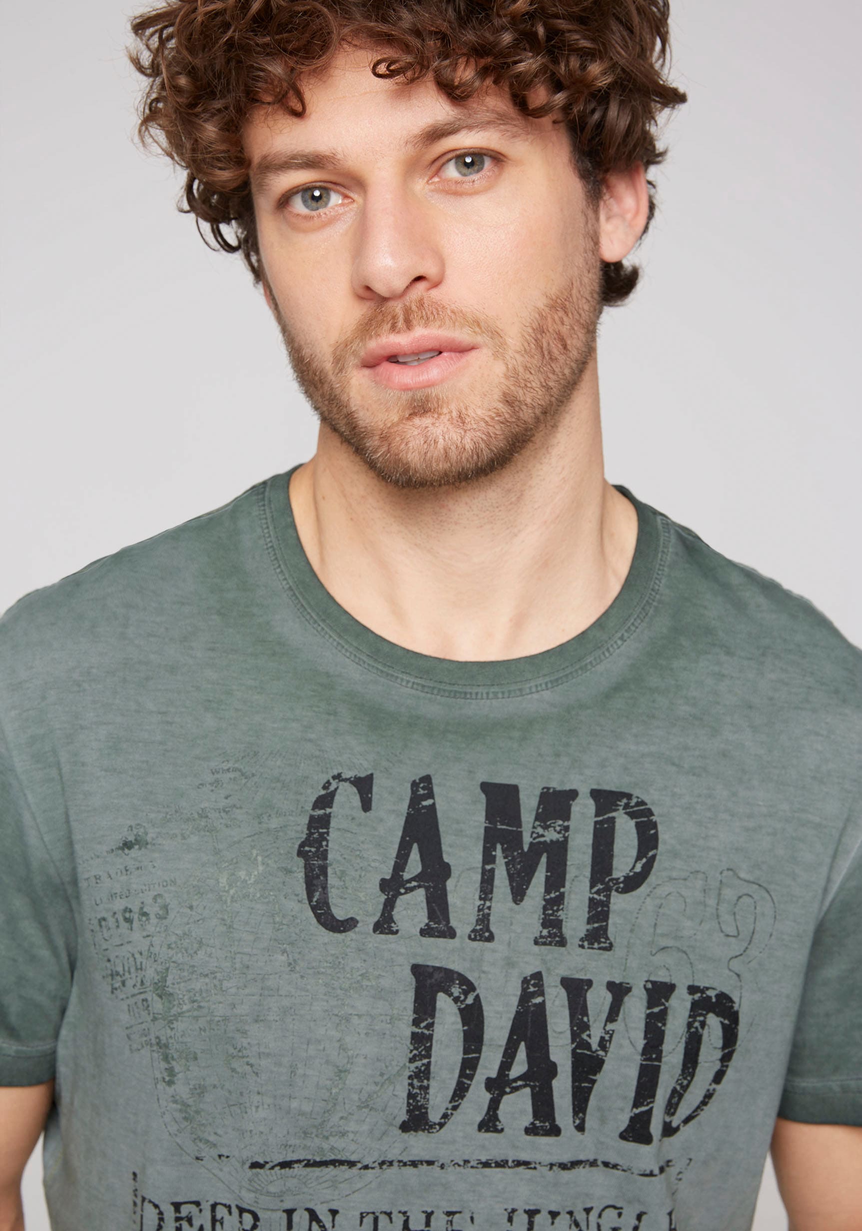CAMP DAVID T-Shirt, mit Seitenschlitzen online kaufen | Jelmoli-Versand | T-Shirts