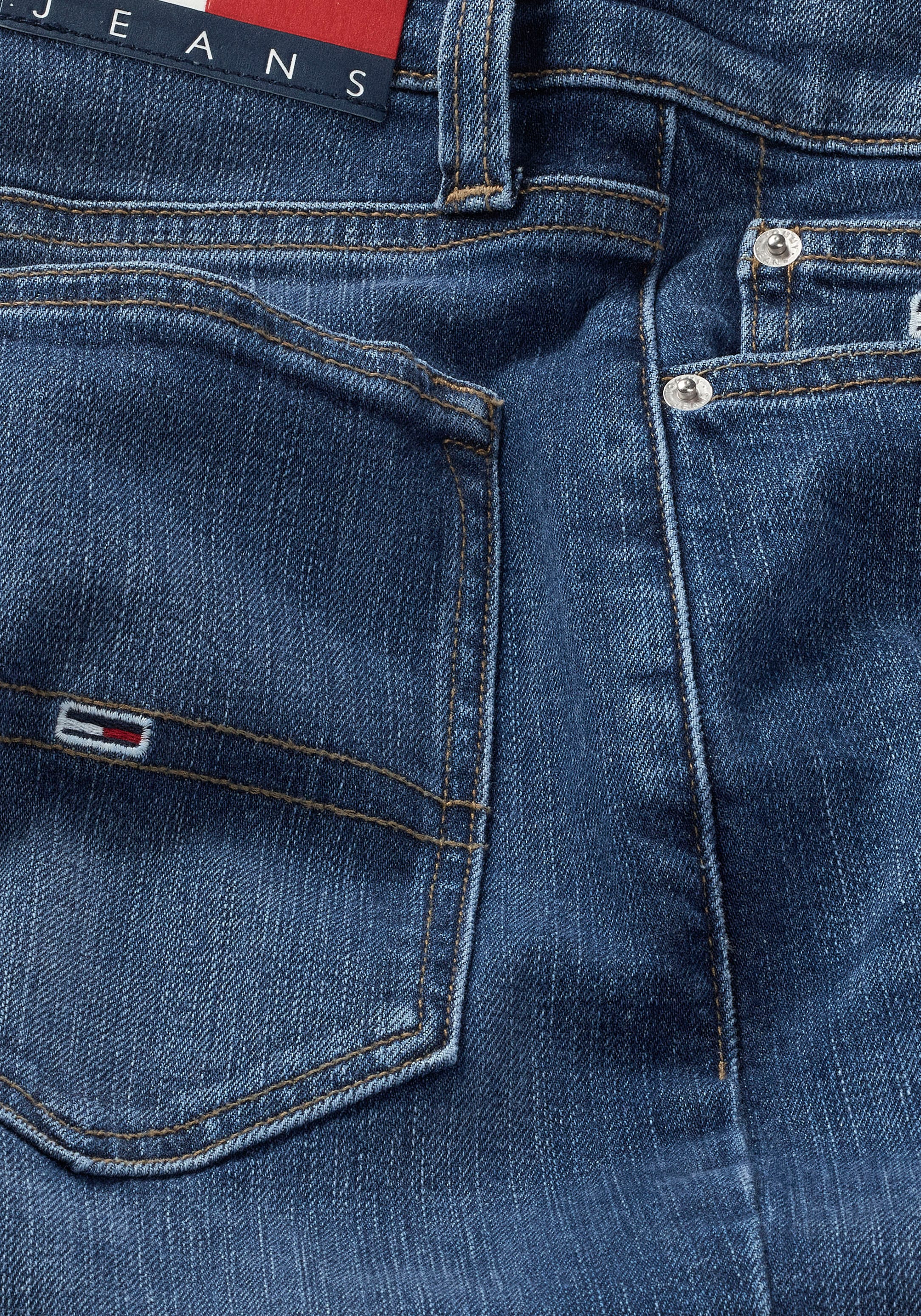 Tommy Jeans Skinny-fit-Jeans »SIMON SKNY«, mit Logoprägung