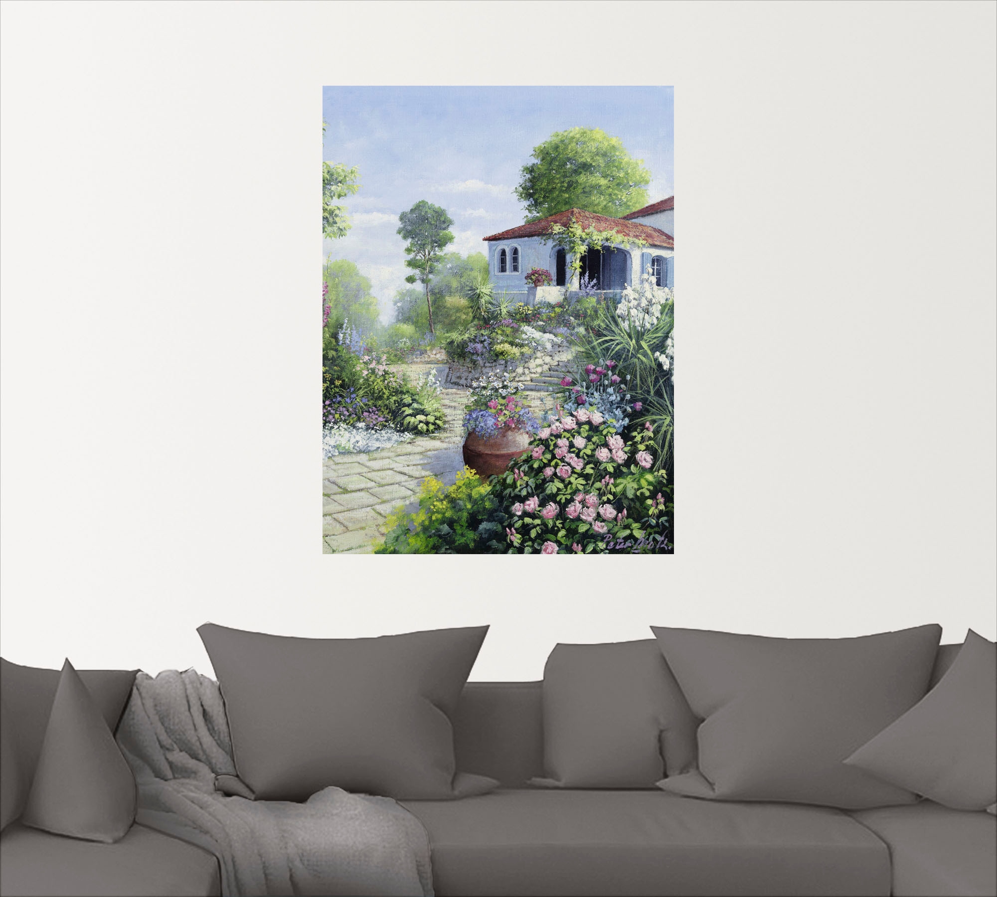 Artland Wandbild »Italienischer Garten (1 Poster I«, bestellen Wandaufkleber versch. als Garten, St.), online | Grössen Jelmoli-Versand in Leinwandbild, oder
