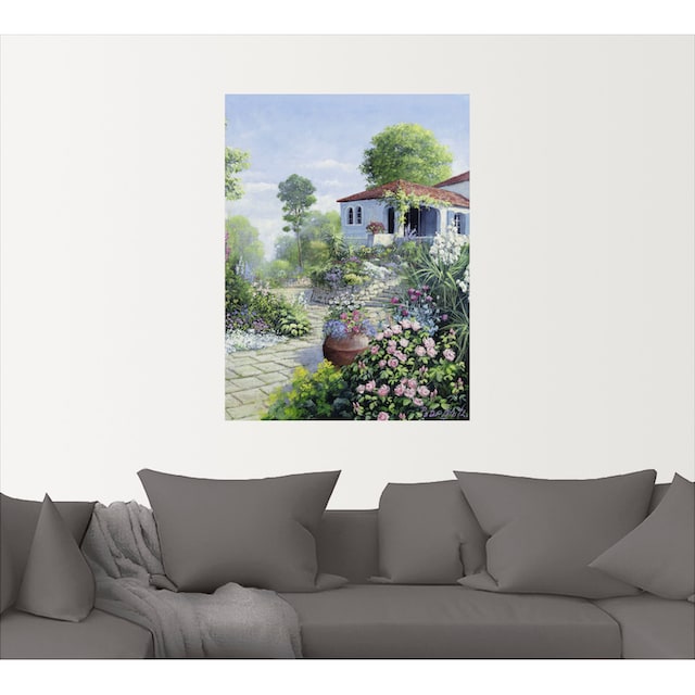 Artland Wandbild »Italienischer Garten I«, Garten, (1 St.), als Leinwandbild,  Wandaufkleber oder Poster in versch. Grössen online bestellen |  Jelmoli-Versand
