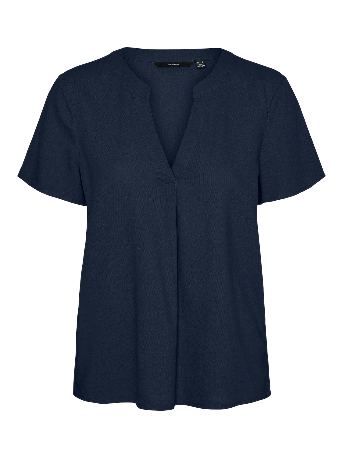 Vero Moda Blusenshirt »VMMYMILO SS V-NECK TOP WVN GA«