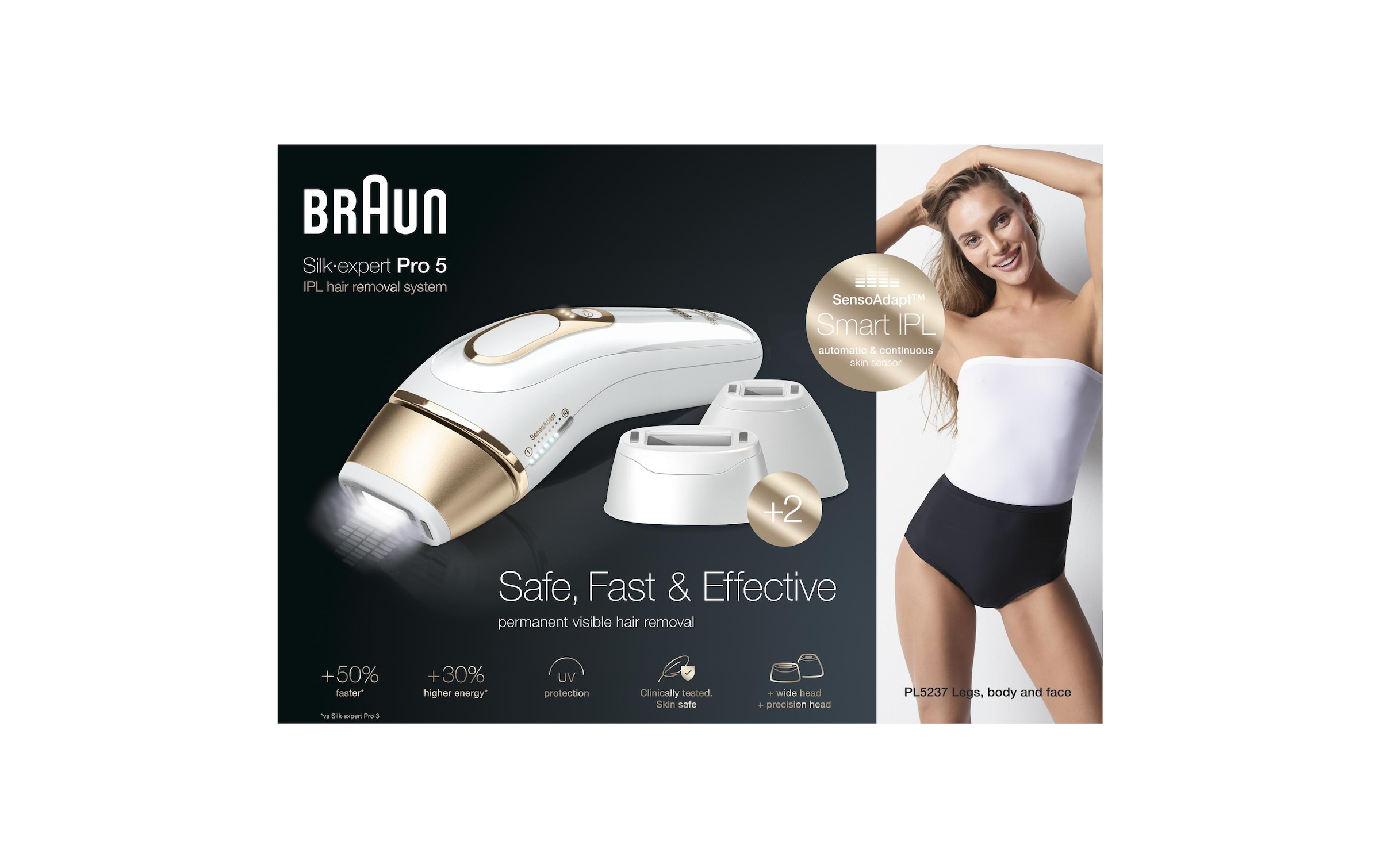 ❤ Braun IPL-Haarentferner »Silk-expert Pro 5 PL5237«, 400.000 Lichtimpulse  kaufen im Jelmoli-Online Shop