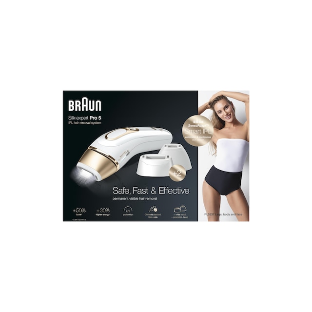 ❤ Braun IPL-Haarentferner »Silk-expert Pro 5 PL5237«, 400.000 Lichtimpulse  kaufen im Jelmoli-Online Shop