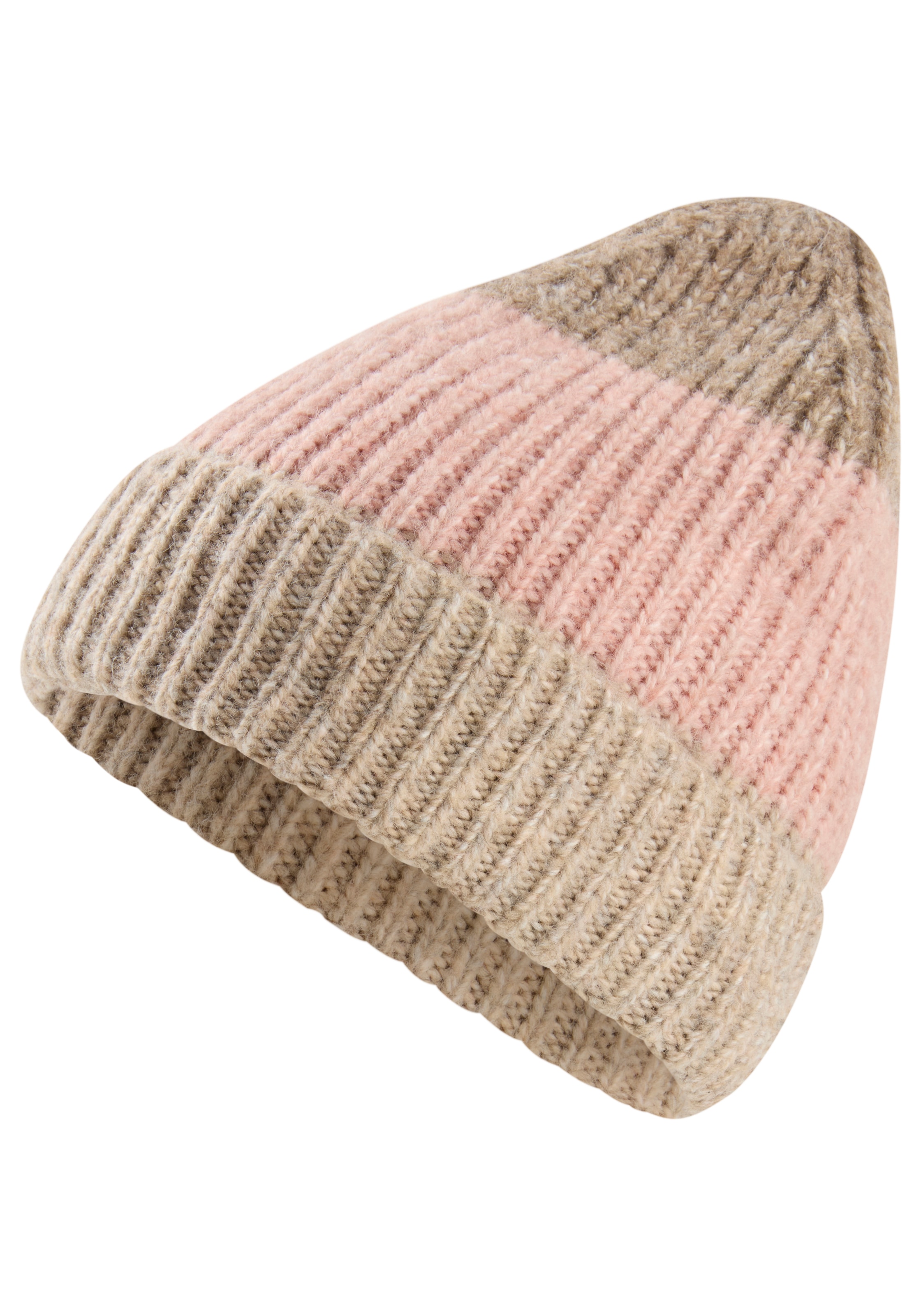Laura Scott Strickmütze, mit coolem Colorblocking - NEW